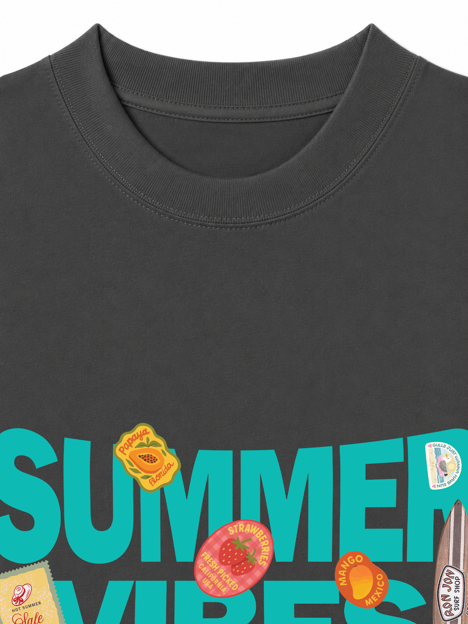 Áo Thun Relaxed Fit Tropical Summer Vibes