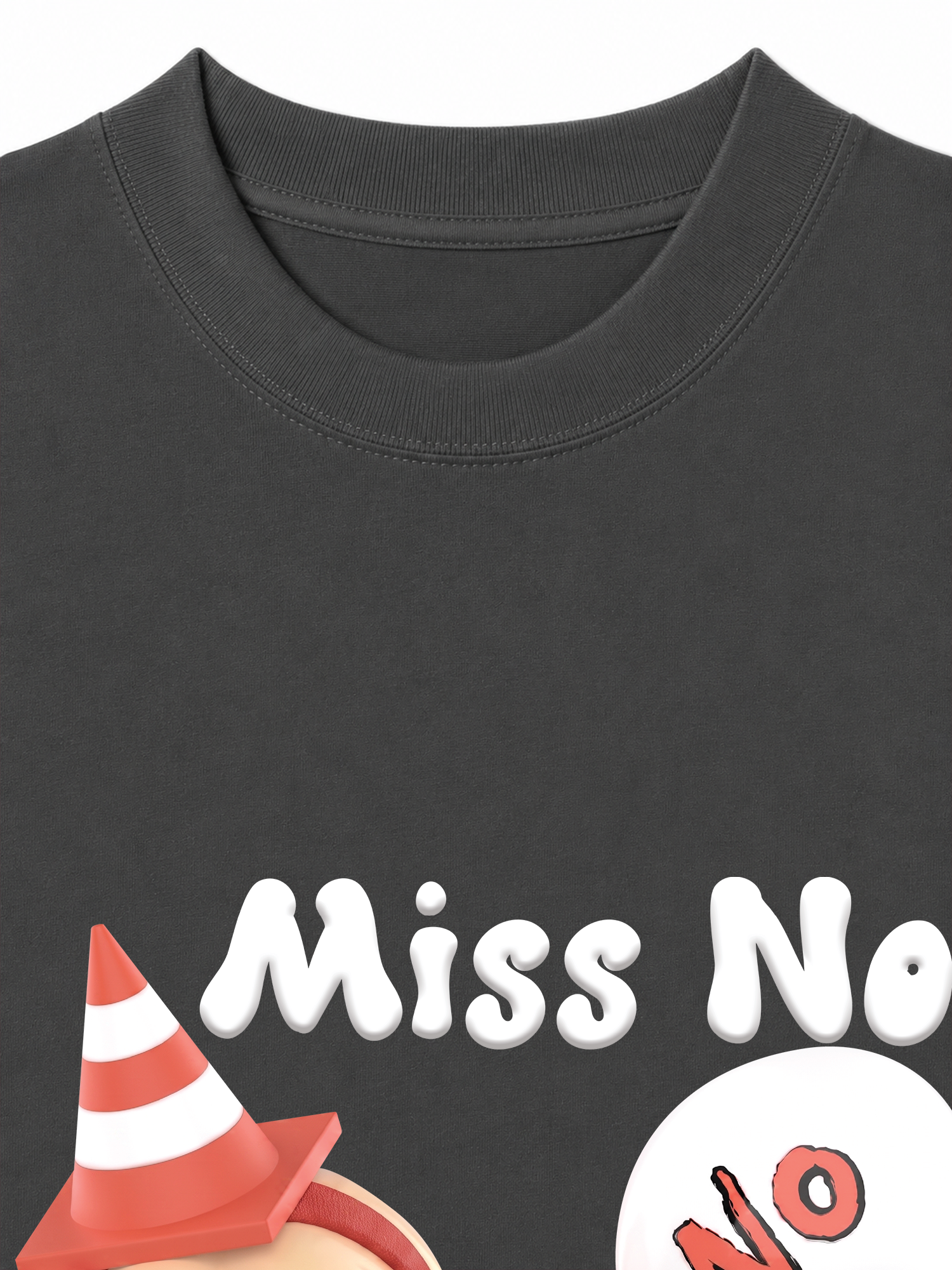 Áo Thun Relaxed Fit Cute Gang Miss No