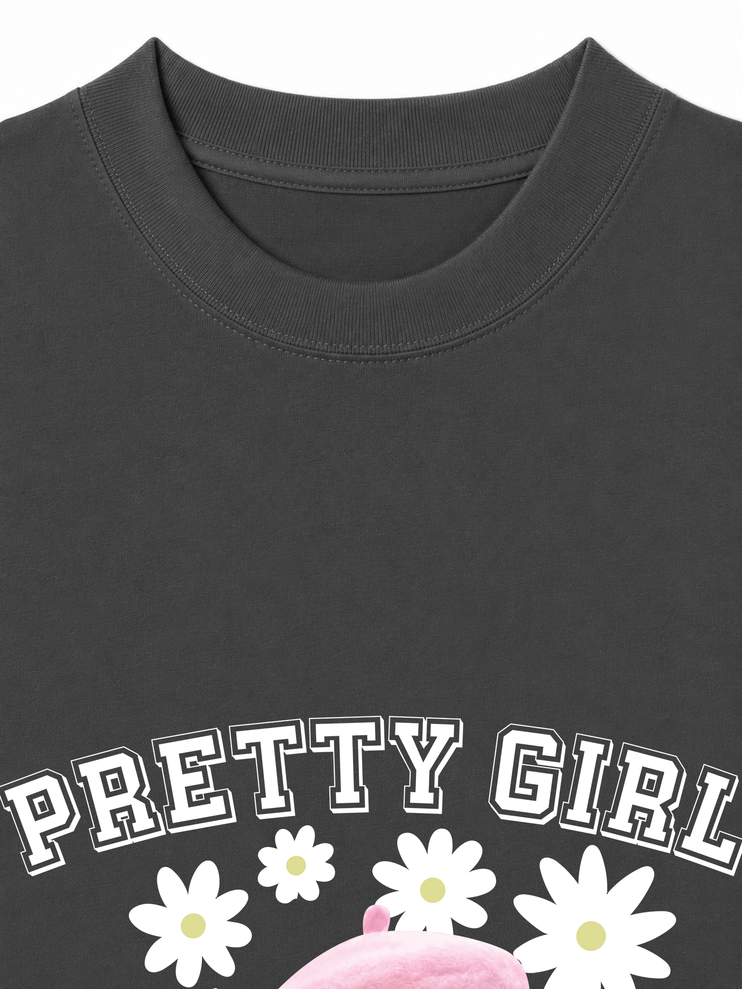 Áo Thun Relaxed Fit Cute Gang Pretty Girl