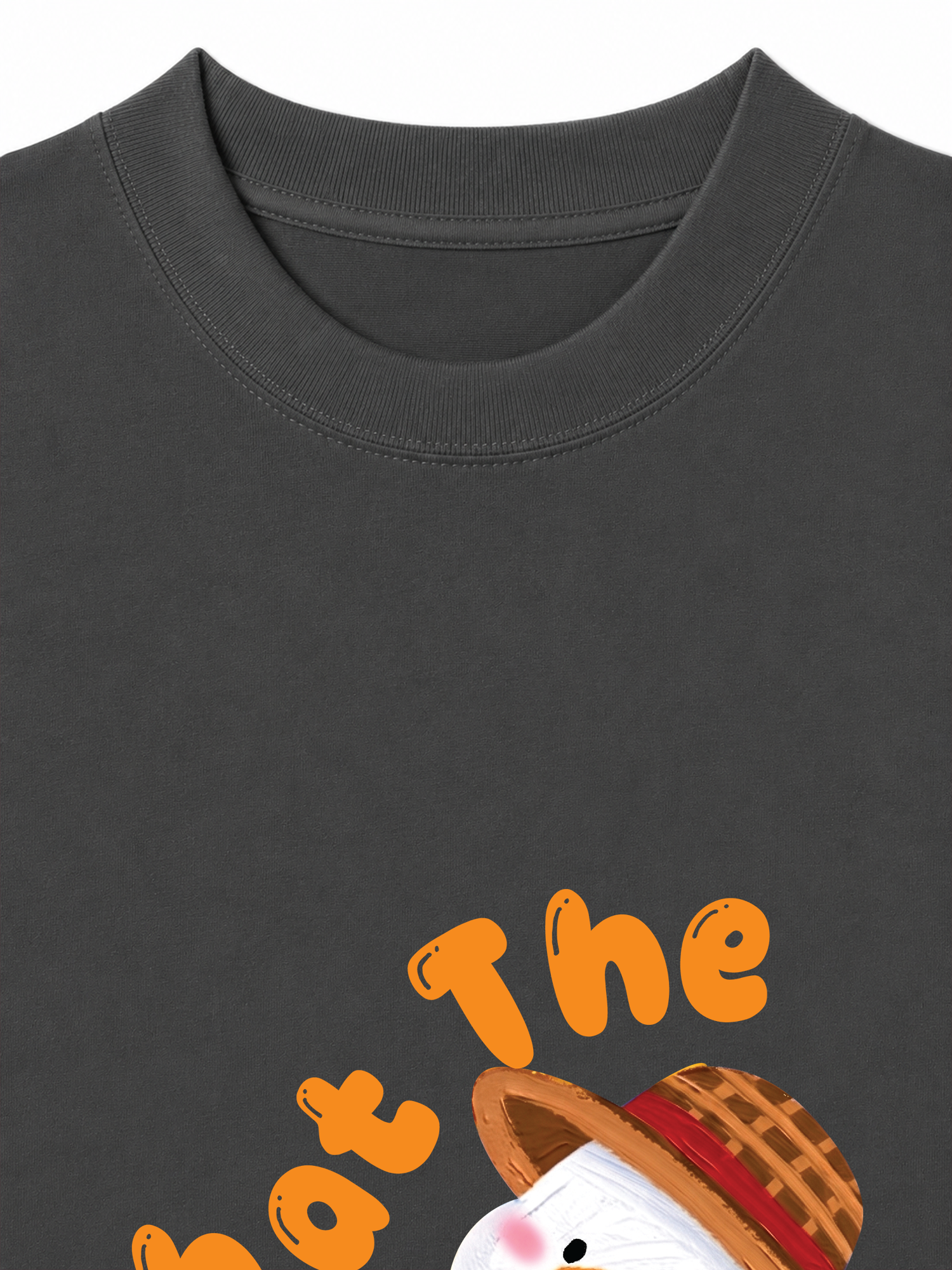 Áo Thun Relaxed Fit Farm What The Duck Orange