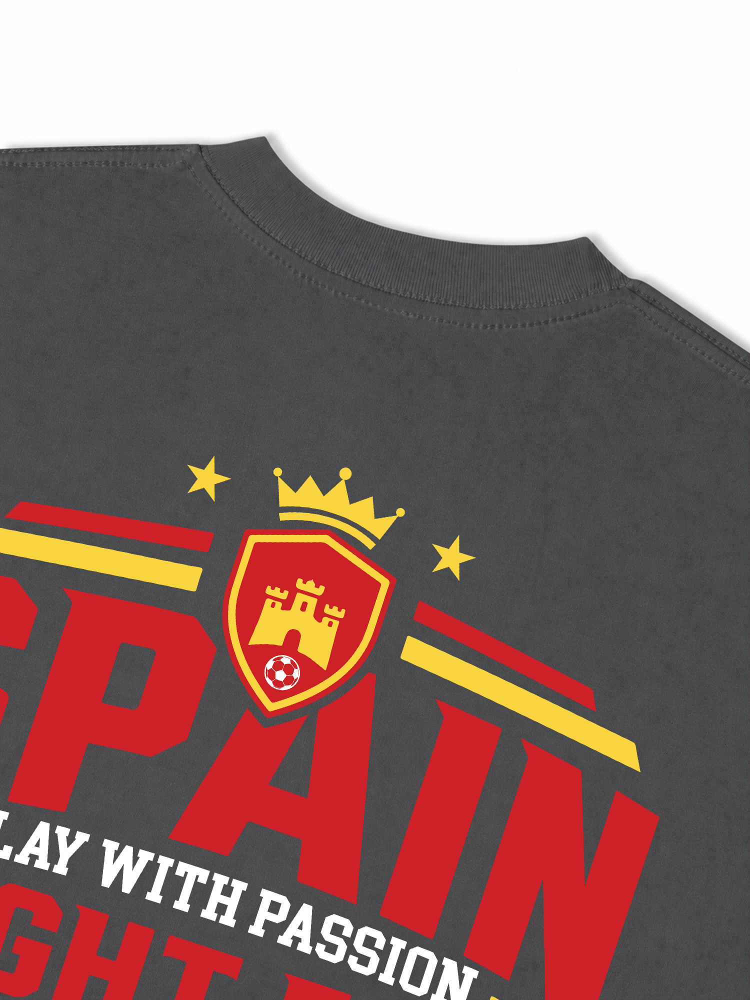 Áo Thun Relaxed Fit Soccer Spain Play With Pasion