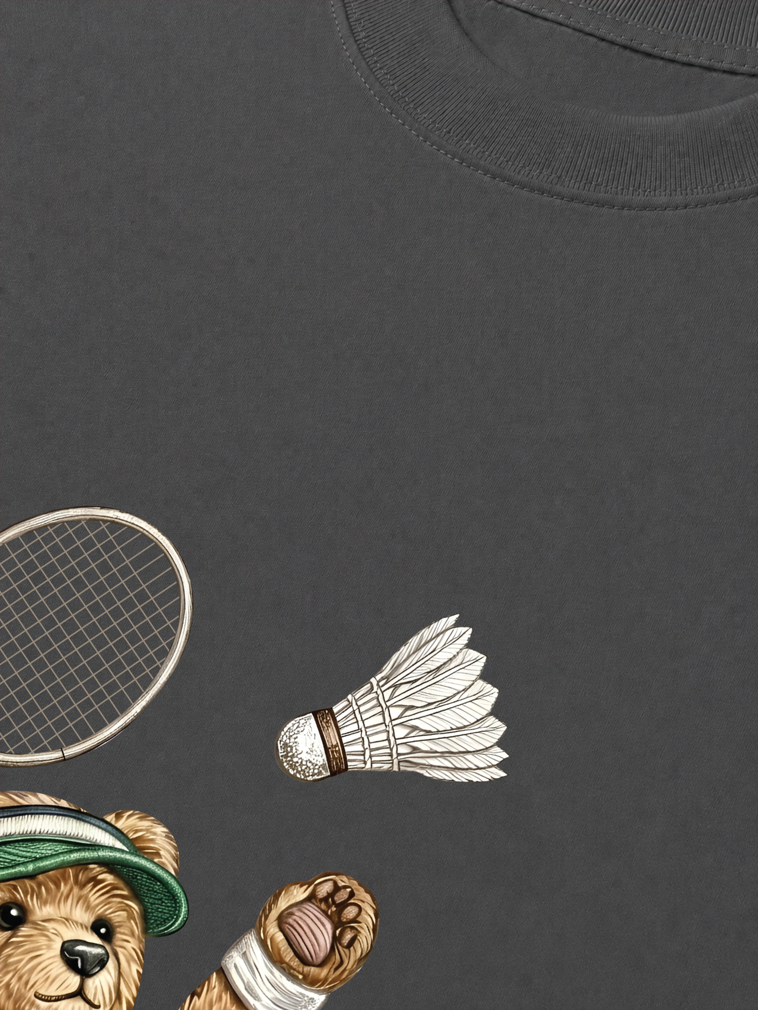 Áo Thun Relaxed Fit Badminton Teddy 88