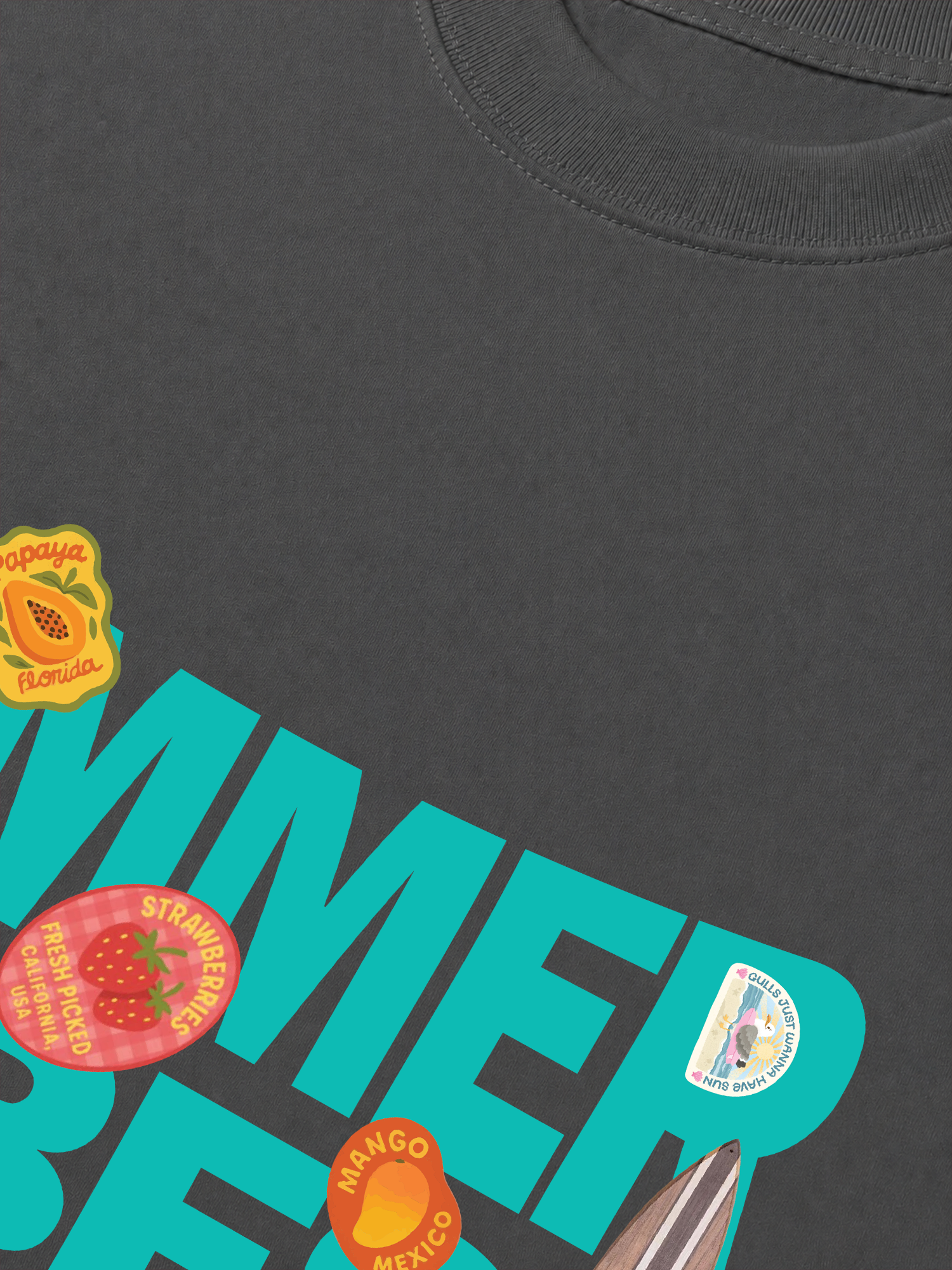 Áo Thun Relaxed Fit Tropical Summer Vibes