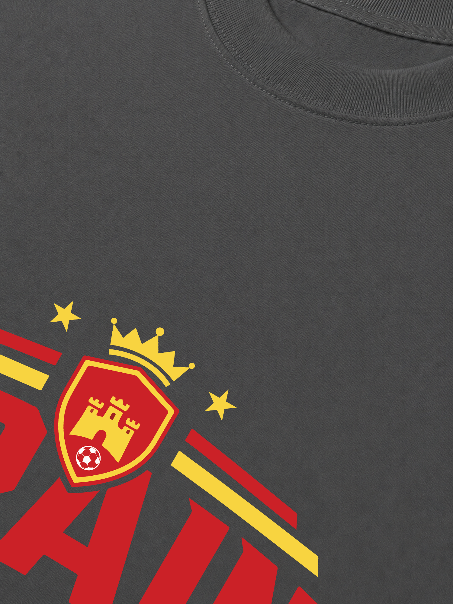 Áo Thun Relaxed Fit Soccer Spain Play With Pasion