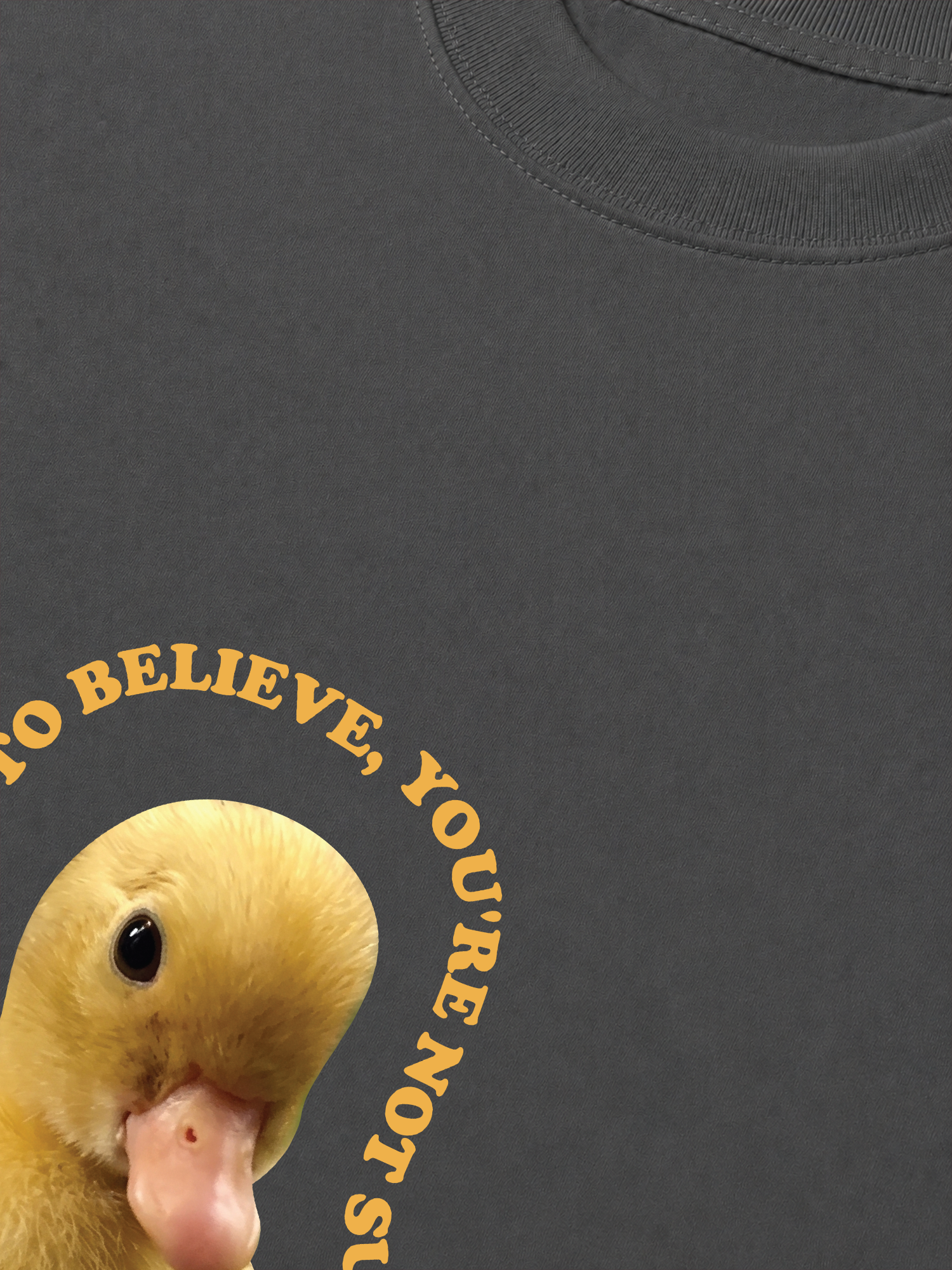 Áo Thun Relaxed Fit Farm Baby Yellow Duck