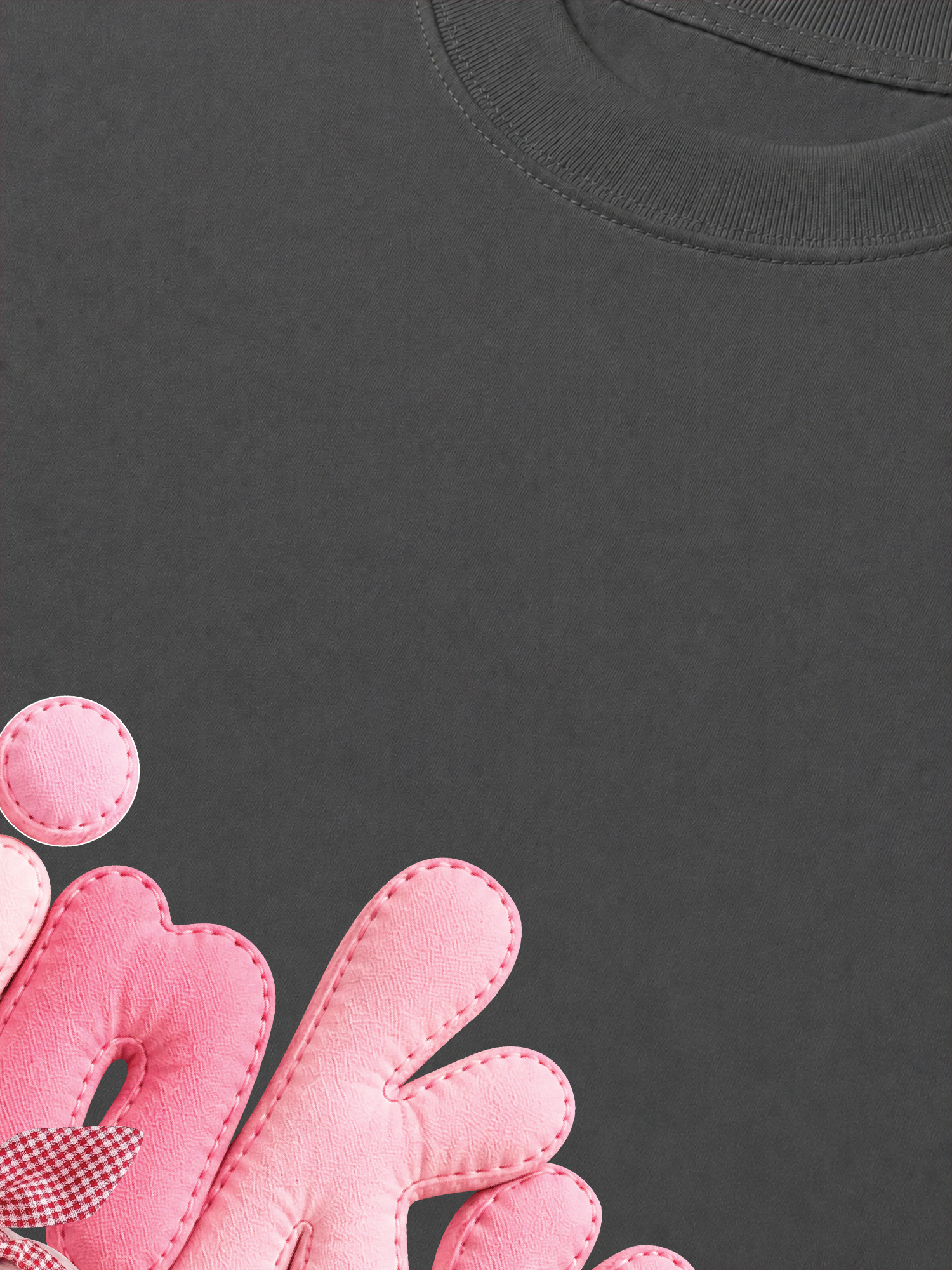 Áo Thun Relaxed Fit Cute Gang Pinky Girl