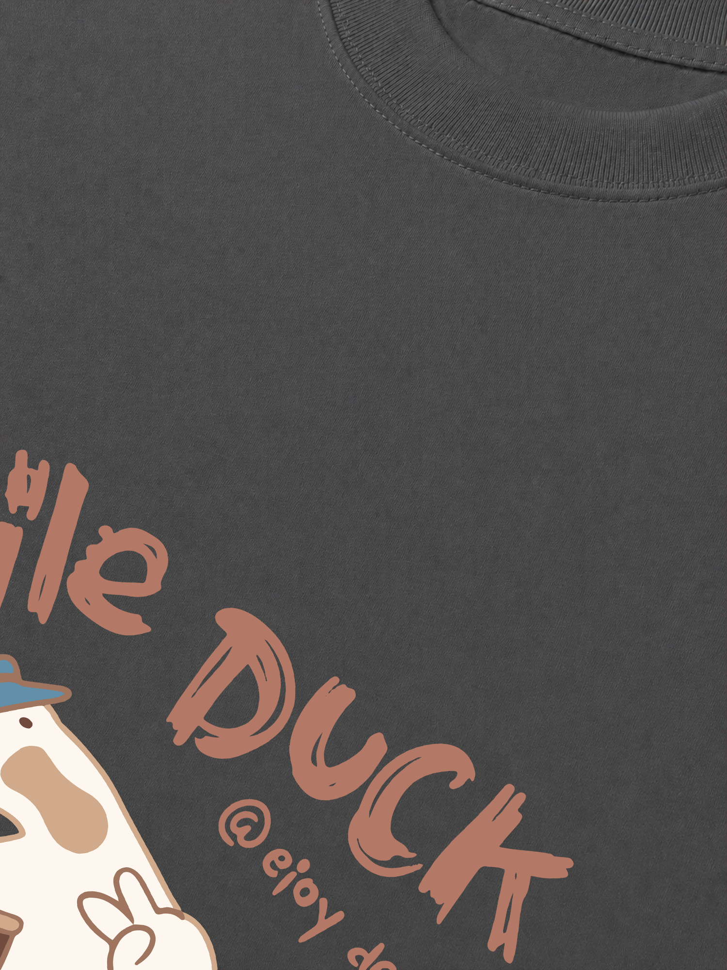 Áo Thun Relaxed Fit Farm Smile Duck