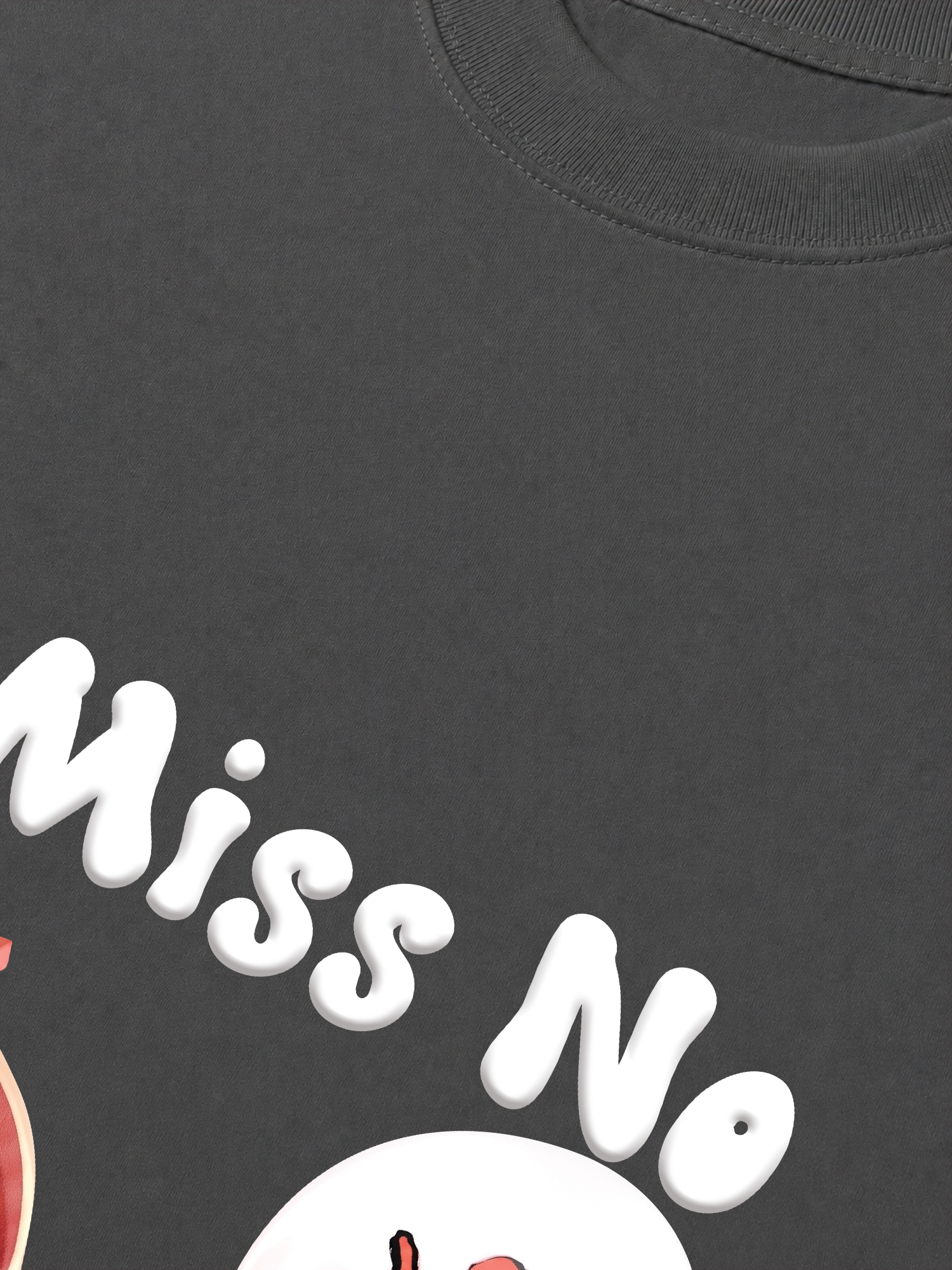 Áo Thun Relaxed Fit Cute Gang Miss No