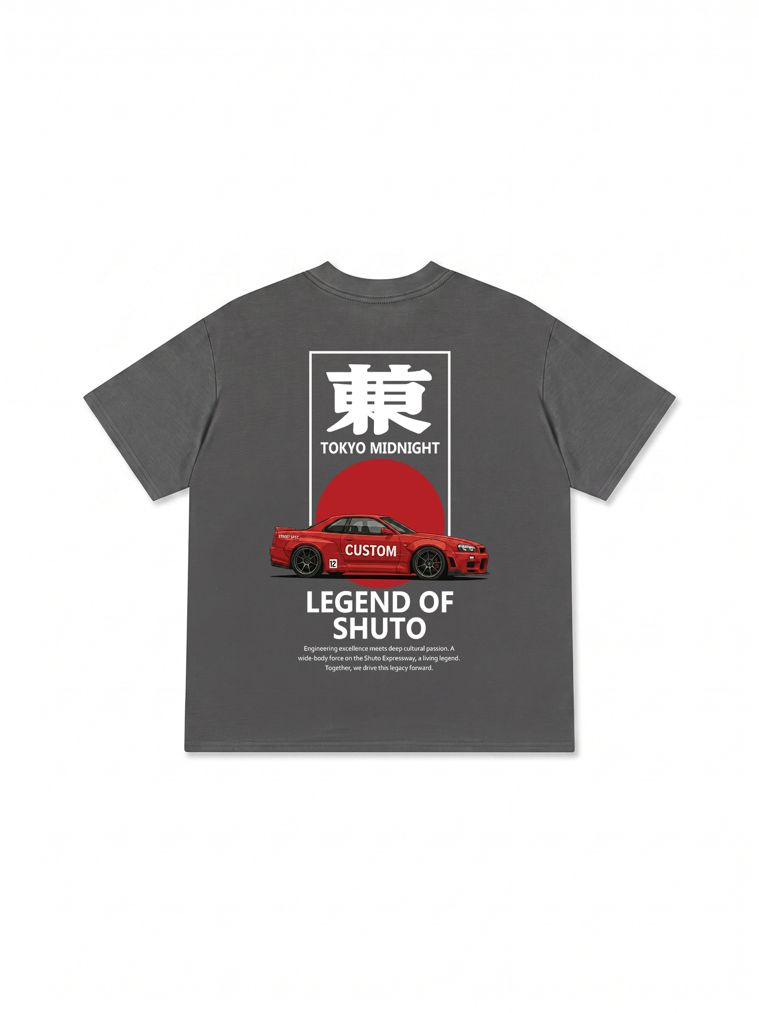 Áo Thun Relaxed Fit JDM Car Shuto Loop