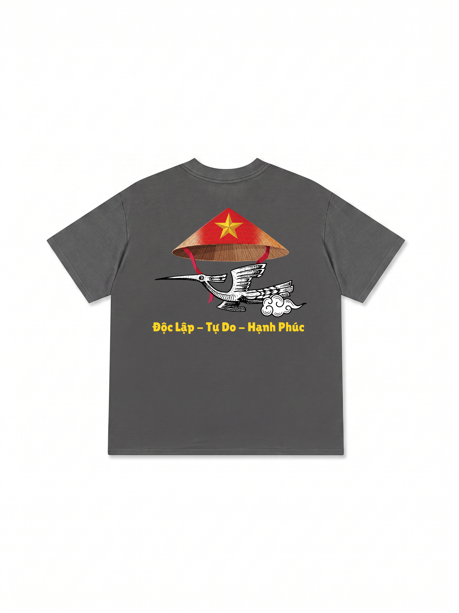 Áo Thun Relaxed Fit Độc Lập Tự Do Hạnh Phúc