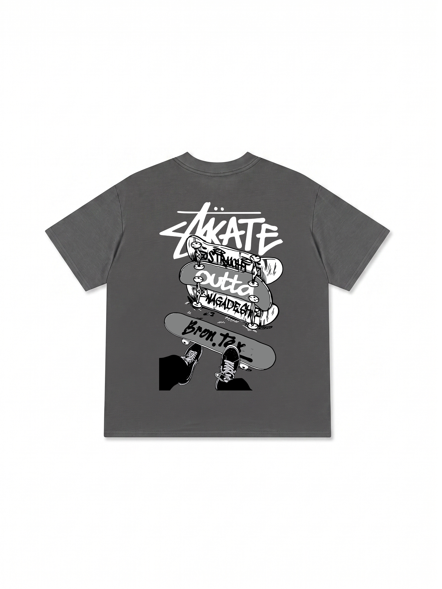 Áo Thun Relaxed Fit Skate Stack