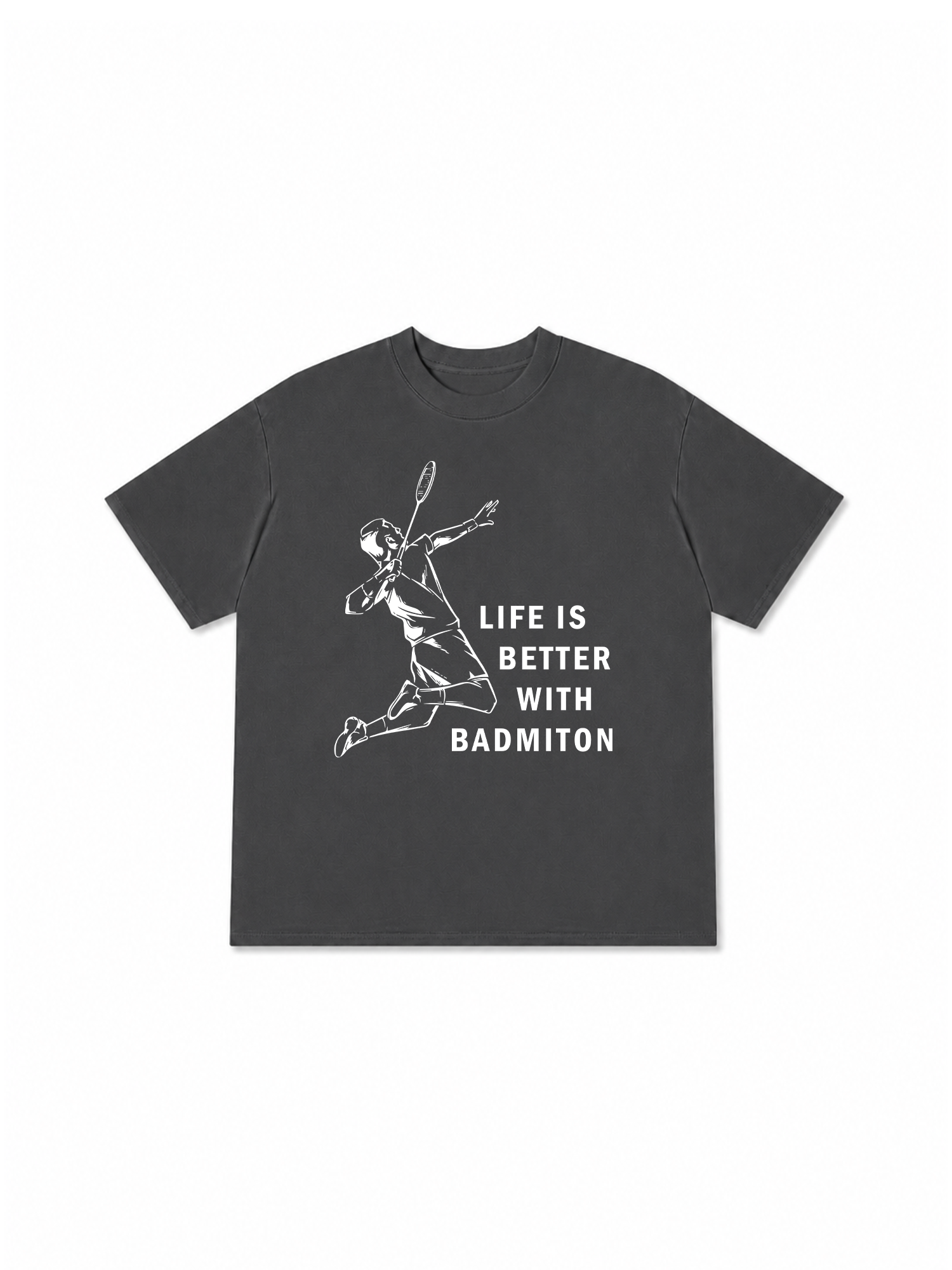Áo Thun Relaxed Fit Badminton Life Is Better With Badminton