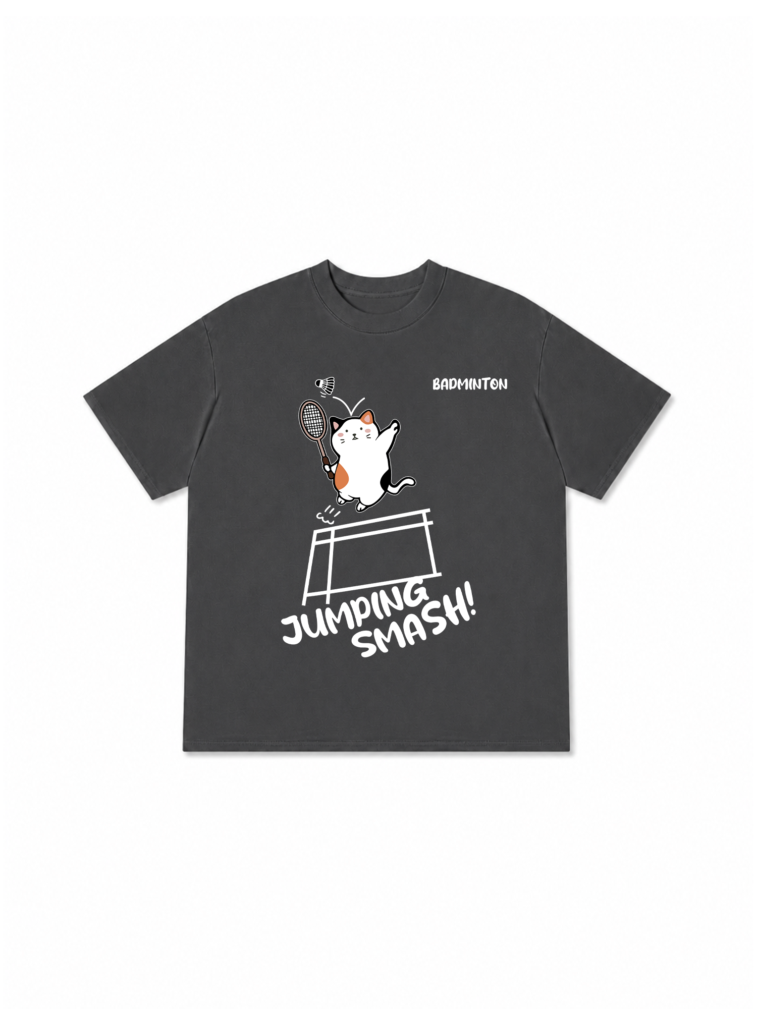 Áo Thun Relaxed Fit Badminton Jumping Smash