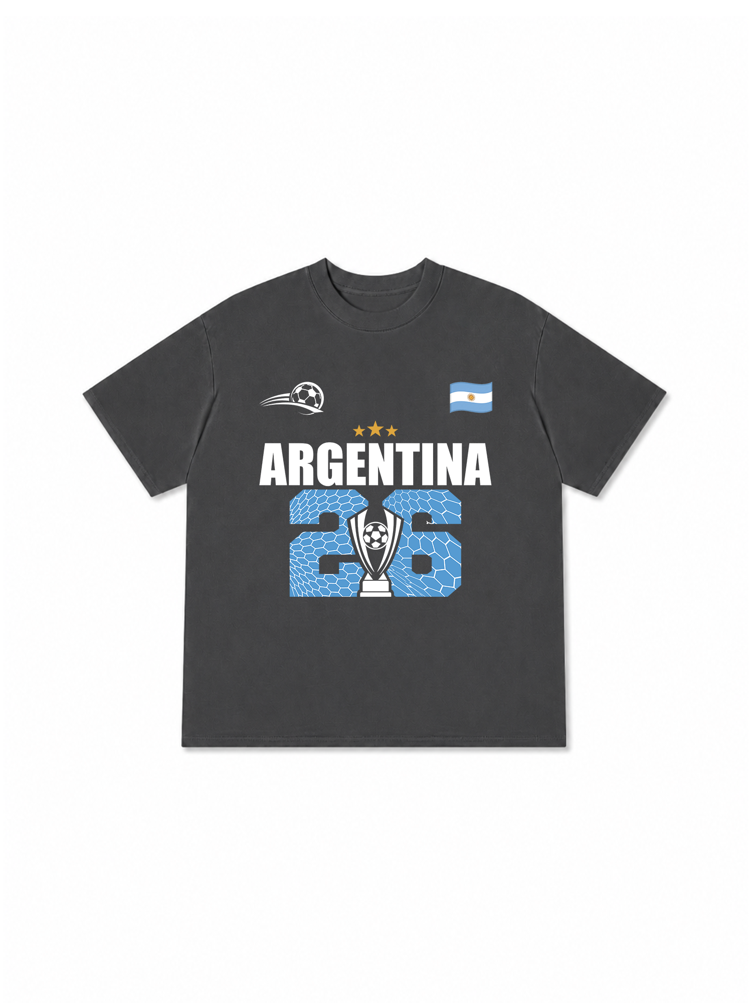 Áo Thun Relaxed Fit Soccer World Cup Argentina