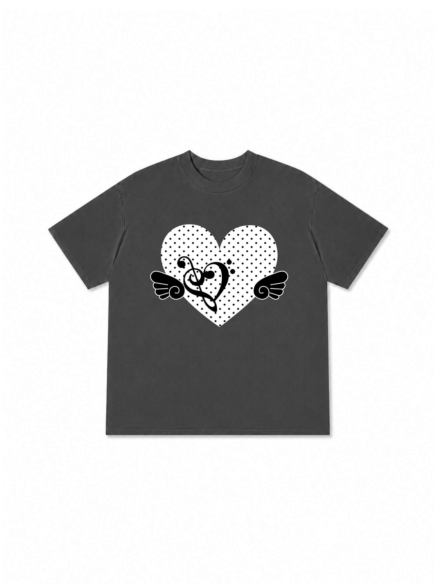 Áo Thun Relaxed Fit Dotty Mood Love