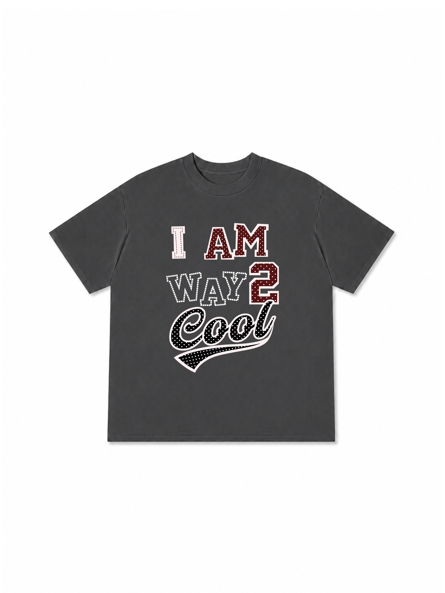 Áo Thun Relaxed Fit Dotty Mood I Am Way 2 Cool