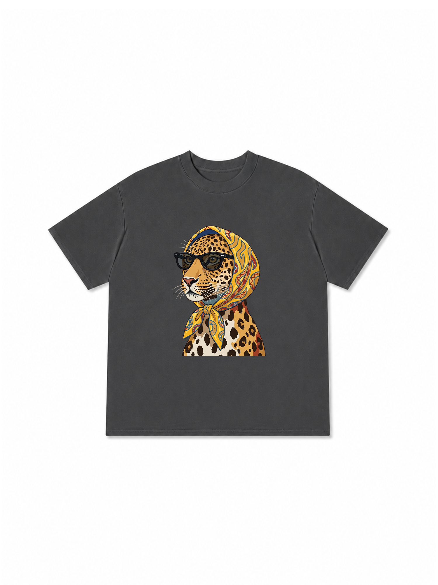 Áo Thun Relaxed Fit Urban Leopard Safari Chic