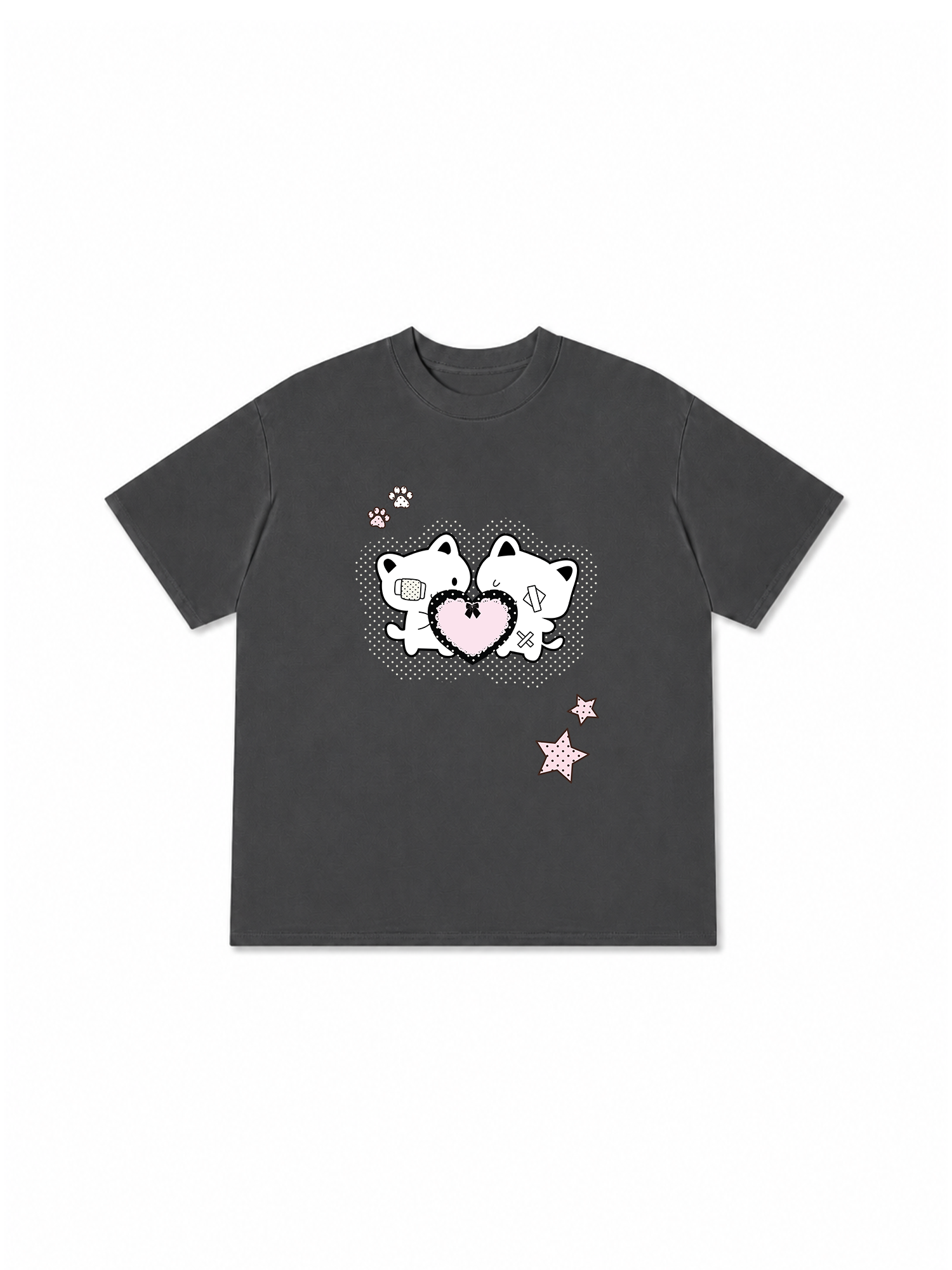 Áo Thun Relaxed Fit Dotty Mood Starlight Kitty Care PT0090PT