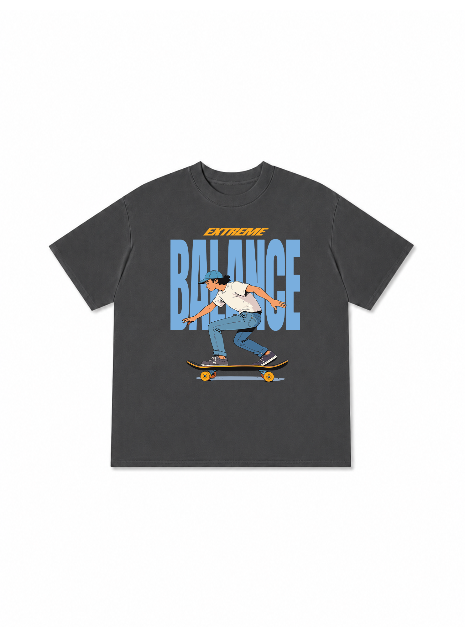 Áo Thun Relaxed Fit Skate Balance