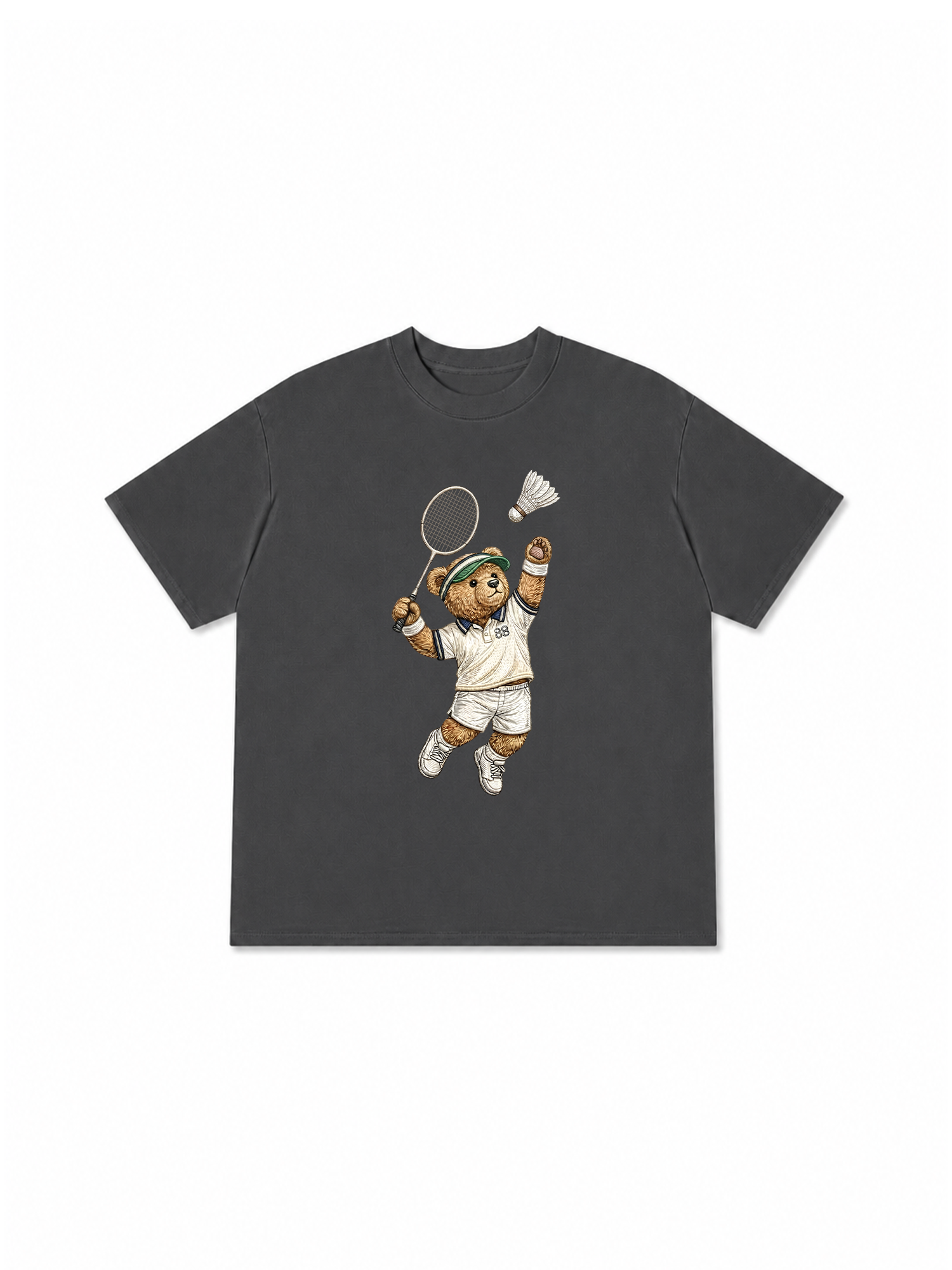 Áo Thun Relaxed Fit Badminton Teddy 88