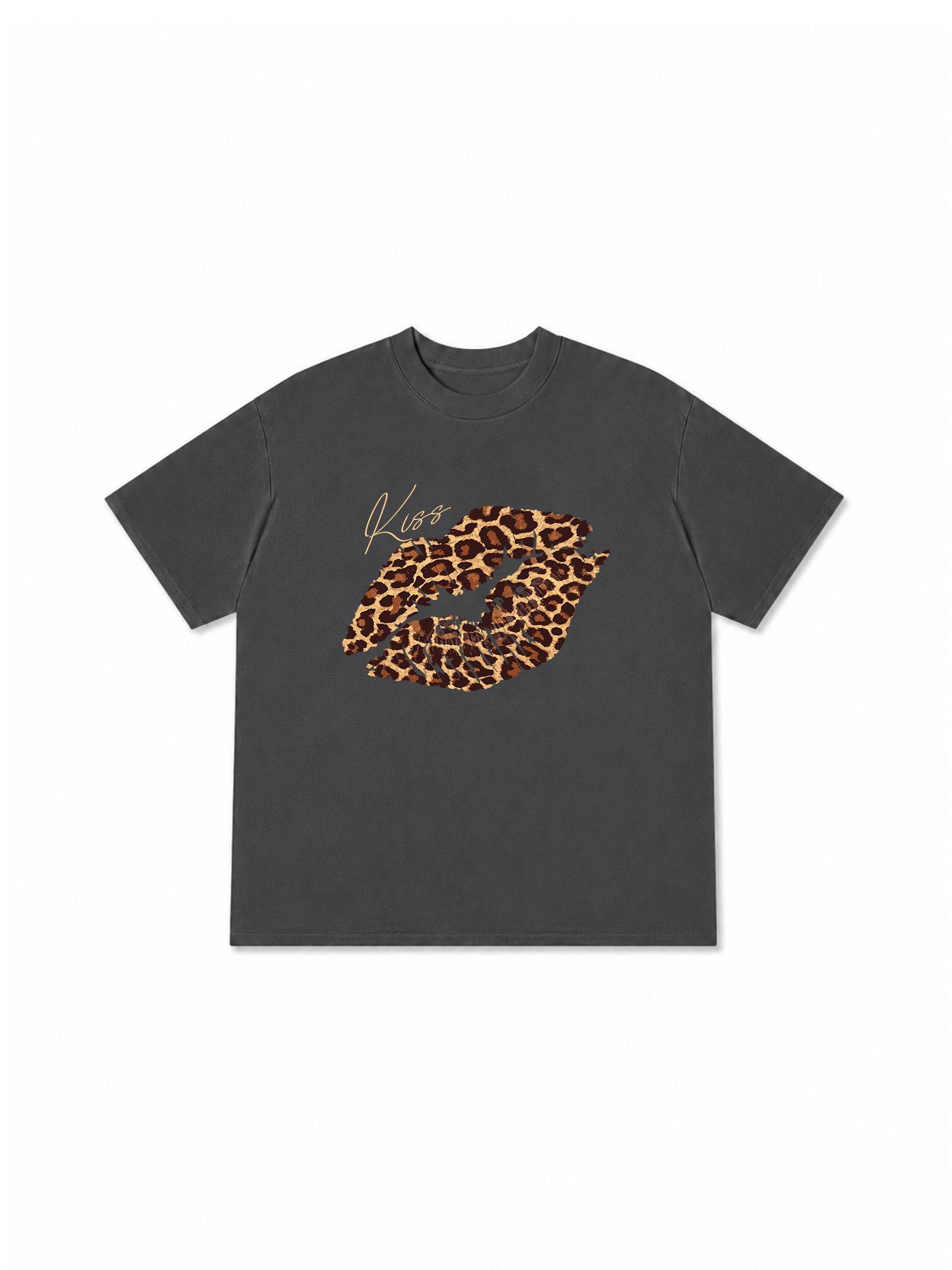 Áo Thun Relaxed Fit Urban Leopard Kiss Lip
