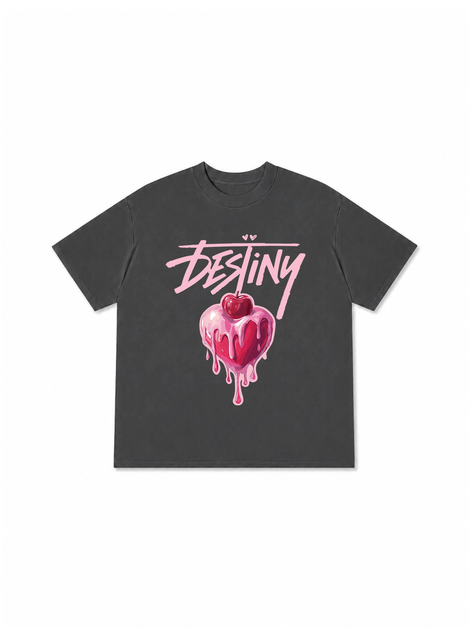 Áo Thun Relaxed Fit Destiny Cherry Heart