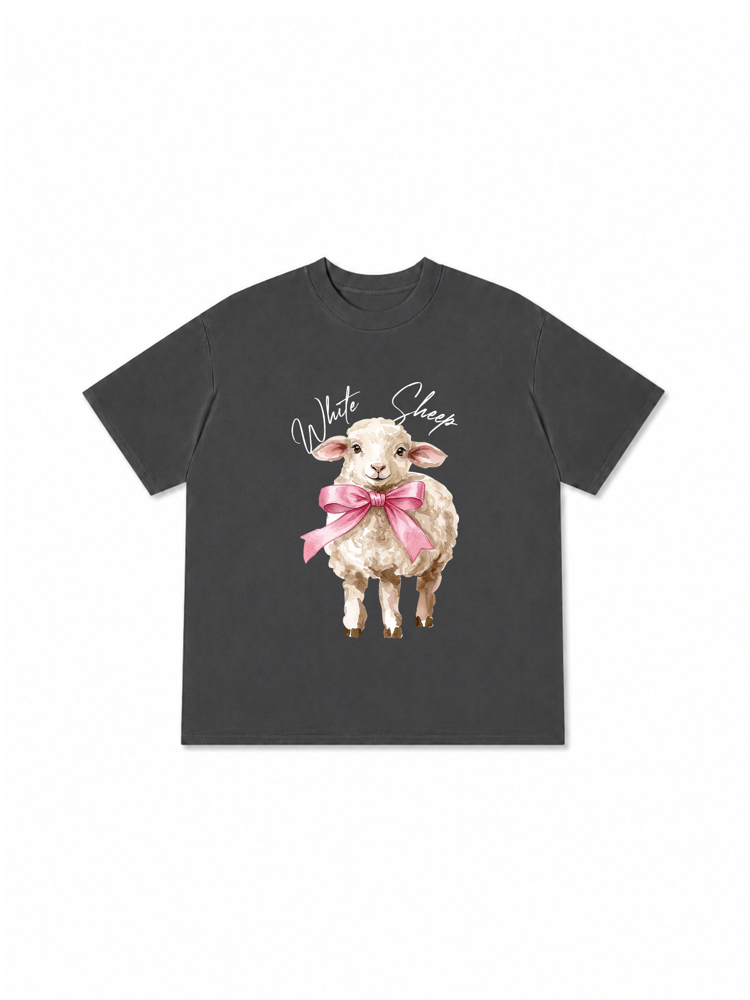 Áo Thun Relaxed Fit Farm White Sheep
