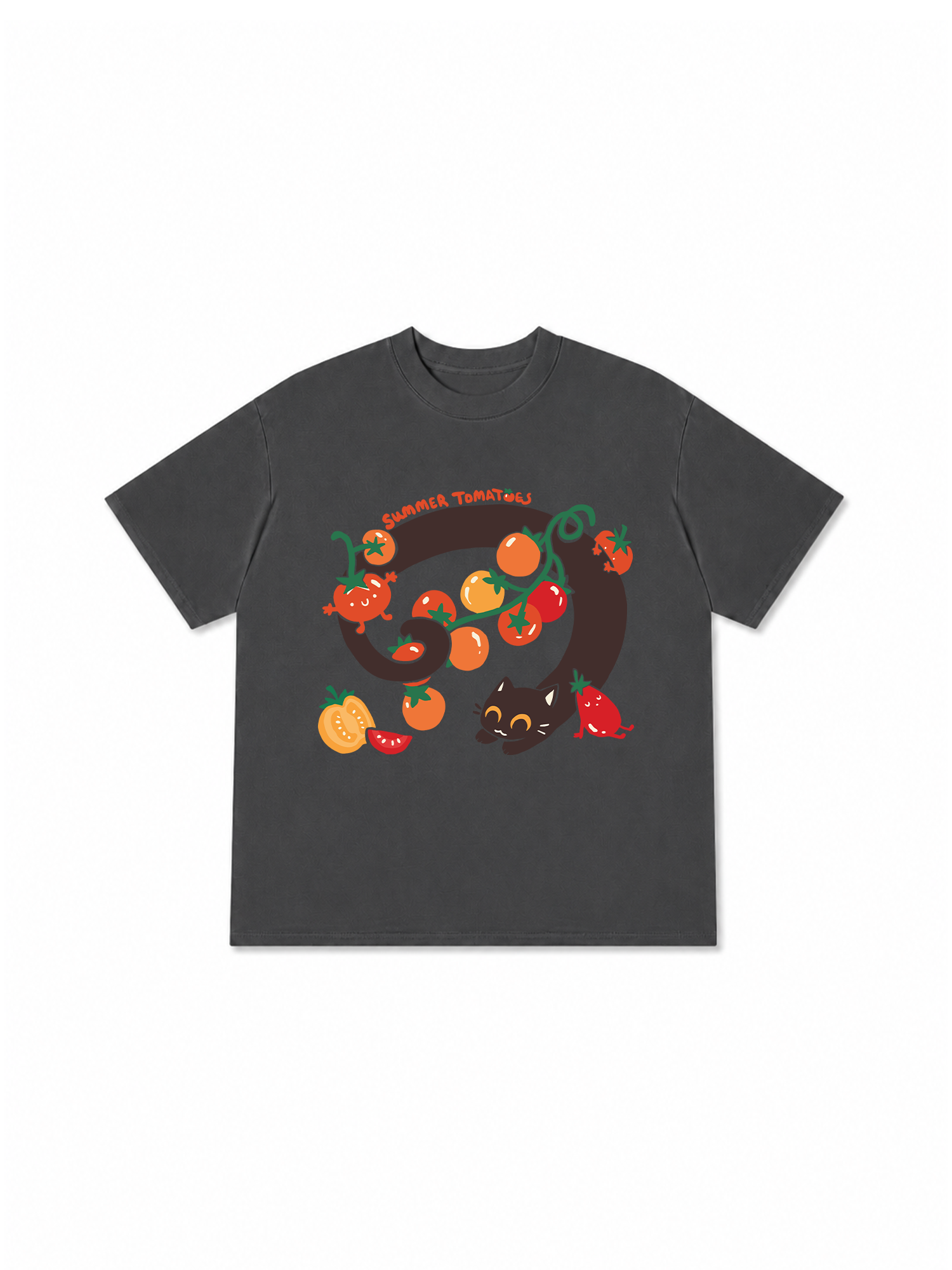 Áo Thun Relaxed Fit Yummy Mood Summer Tomatoes