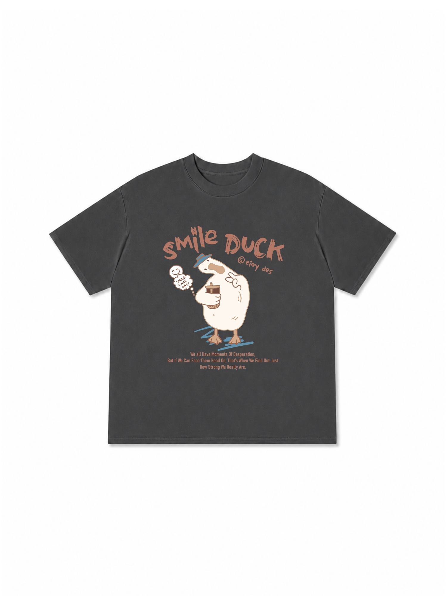 Áo Thun Relaxed Fit Farm Smile Duck
