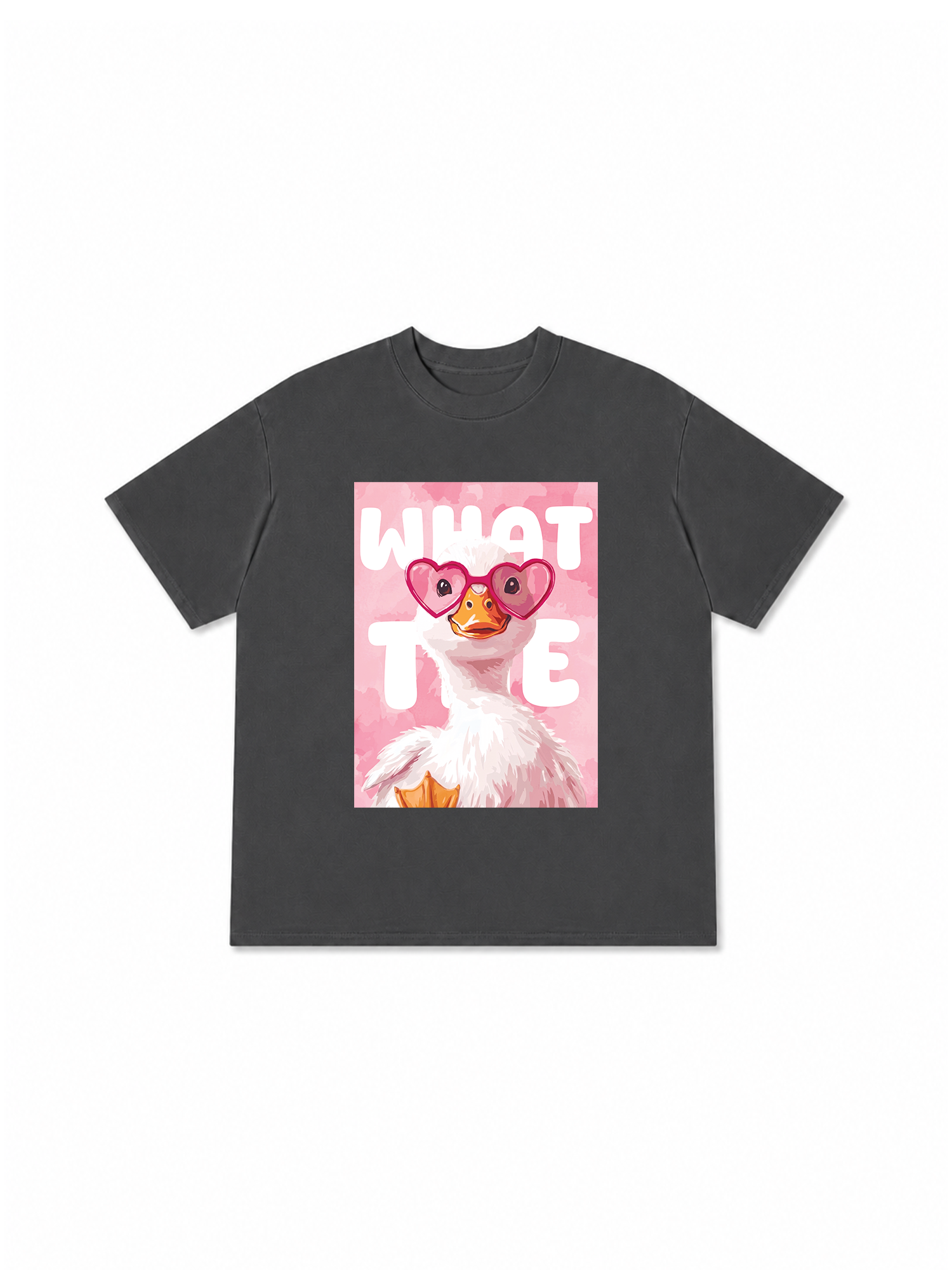 Áo Thun Relaxed Fit Farm What The Duck Pink