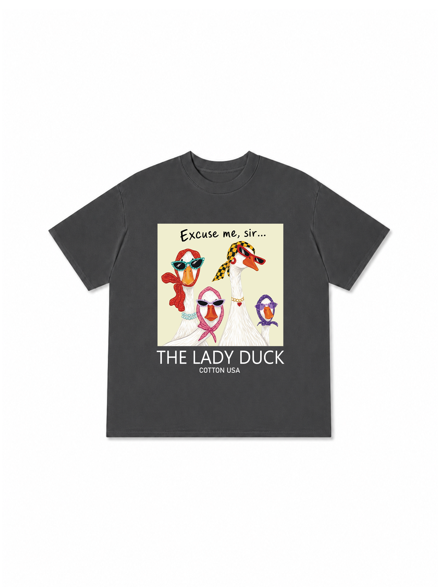 Áo Thun Relaxed Fit Farrm Lady Duck