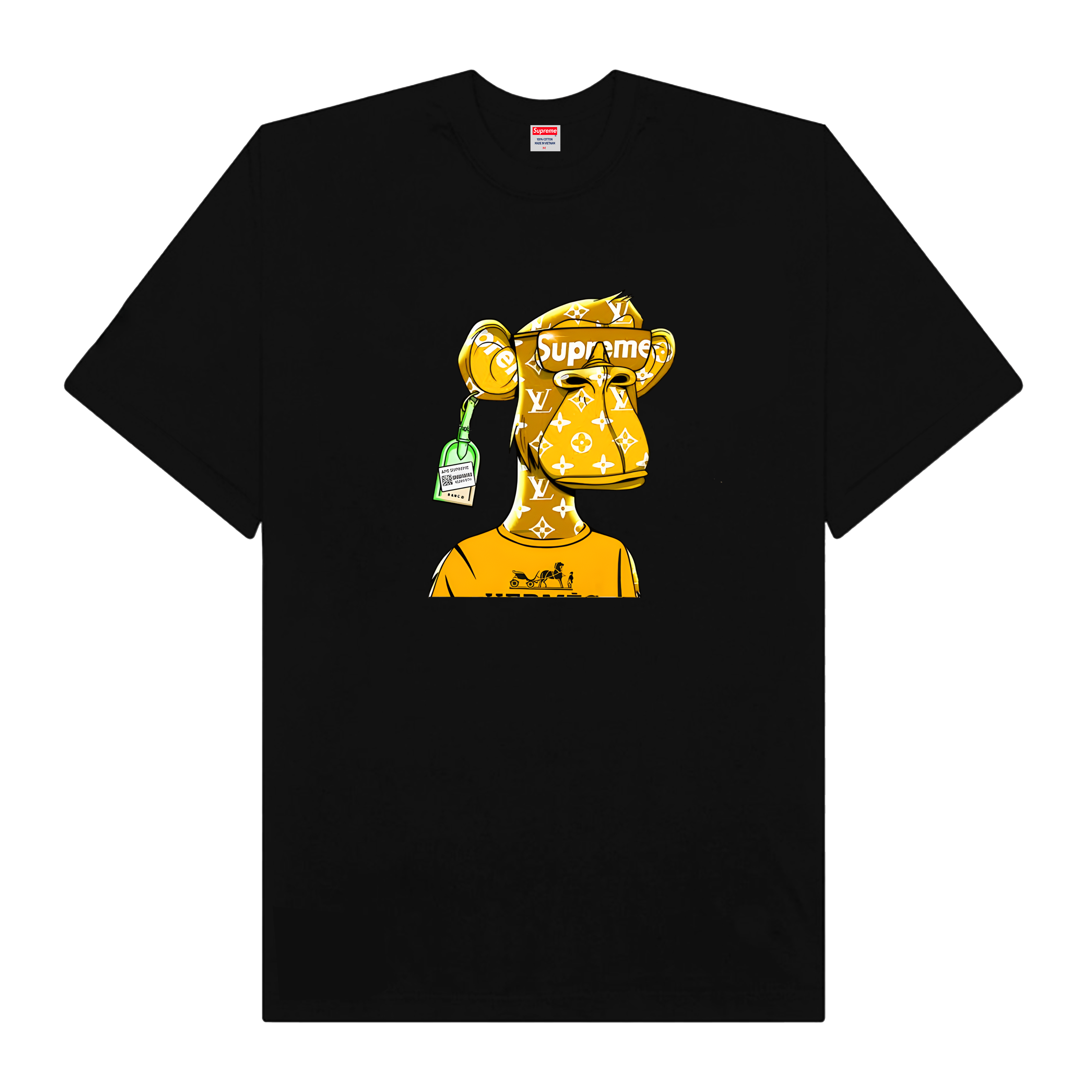 Gold Supreme Bape T-Shirt