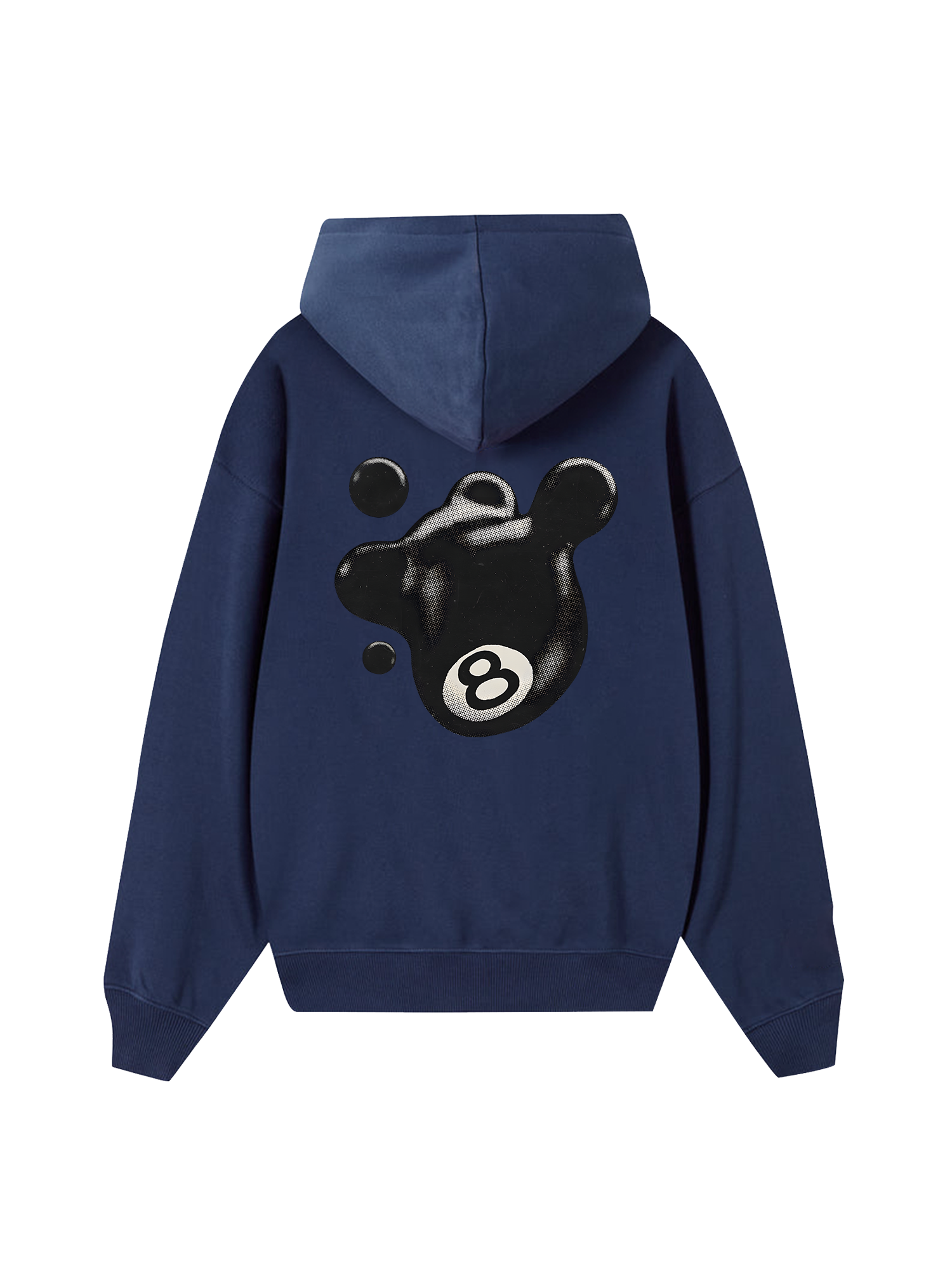 Billiards Melting 8 Ball Hoodie