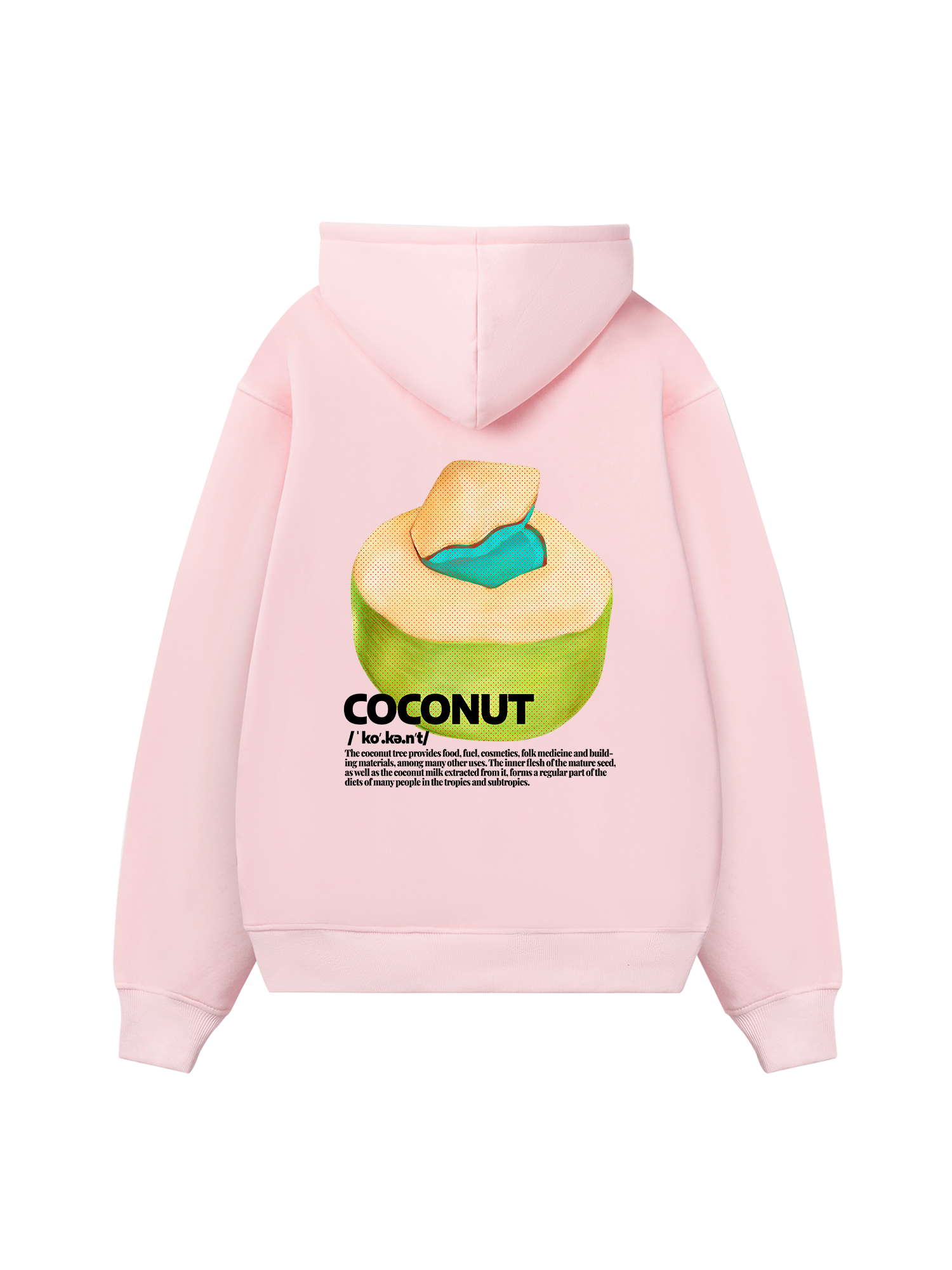 Tropical Coconut Retro Hoodie