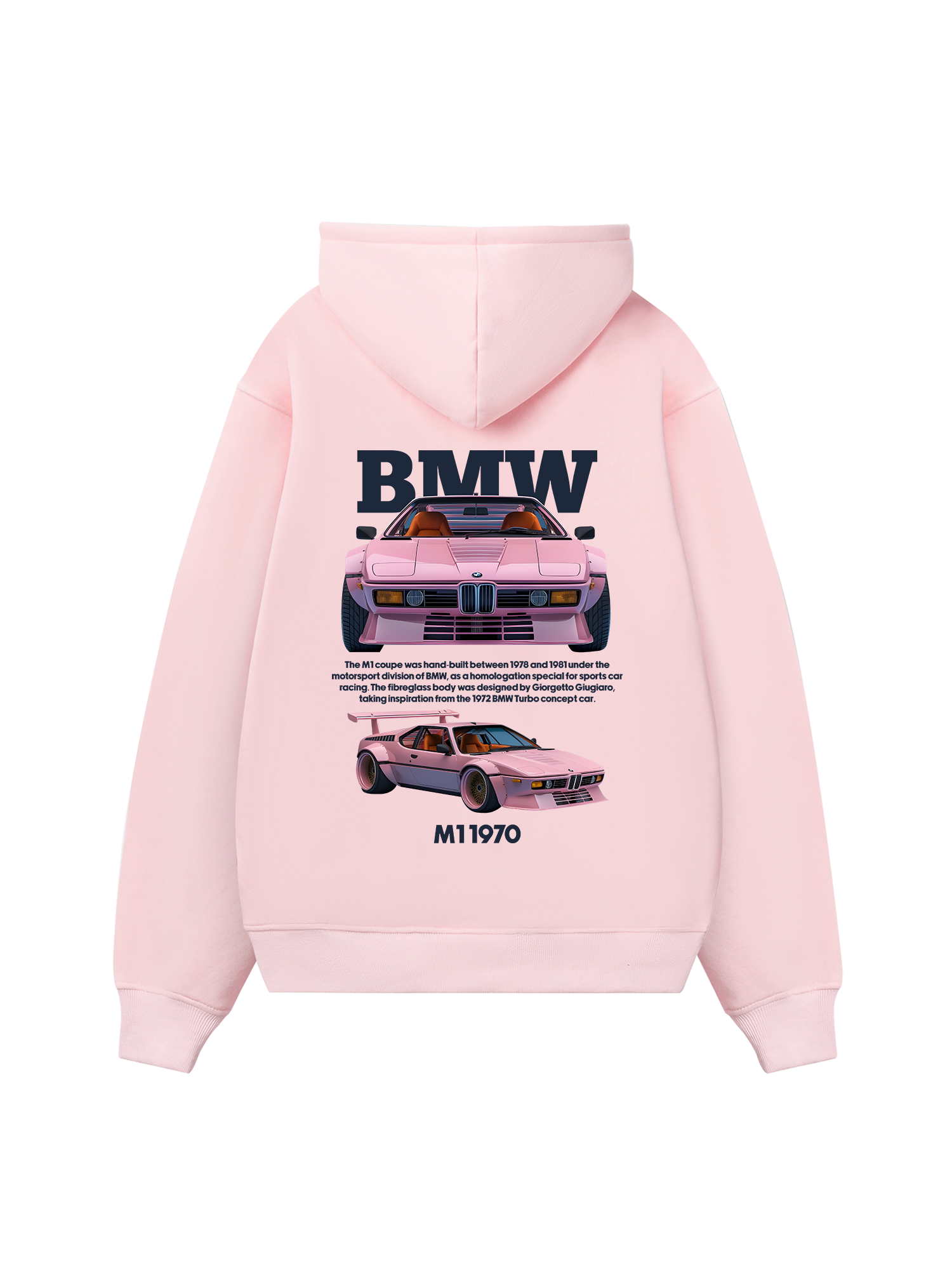 BMW M1 Pink Hoodie