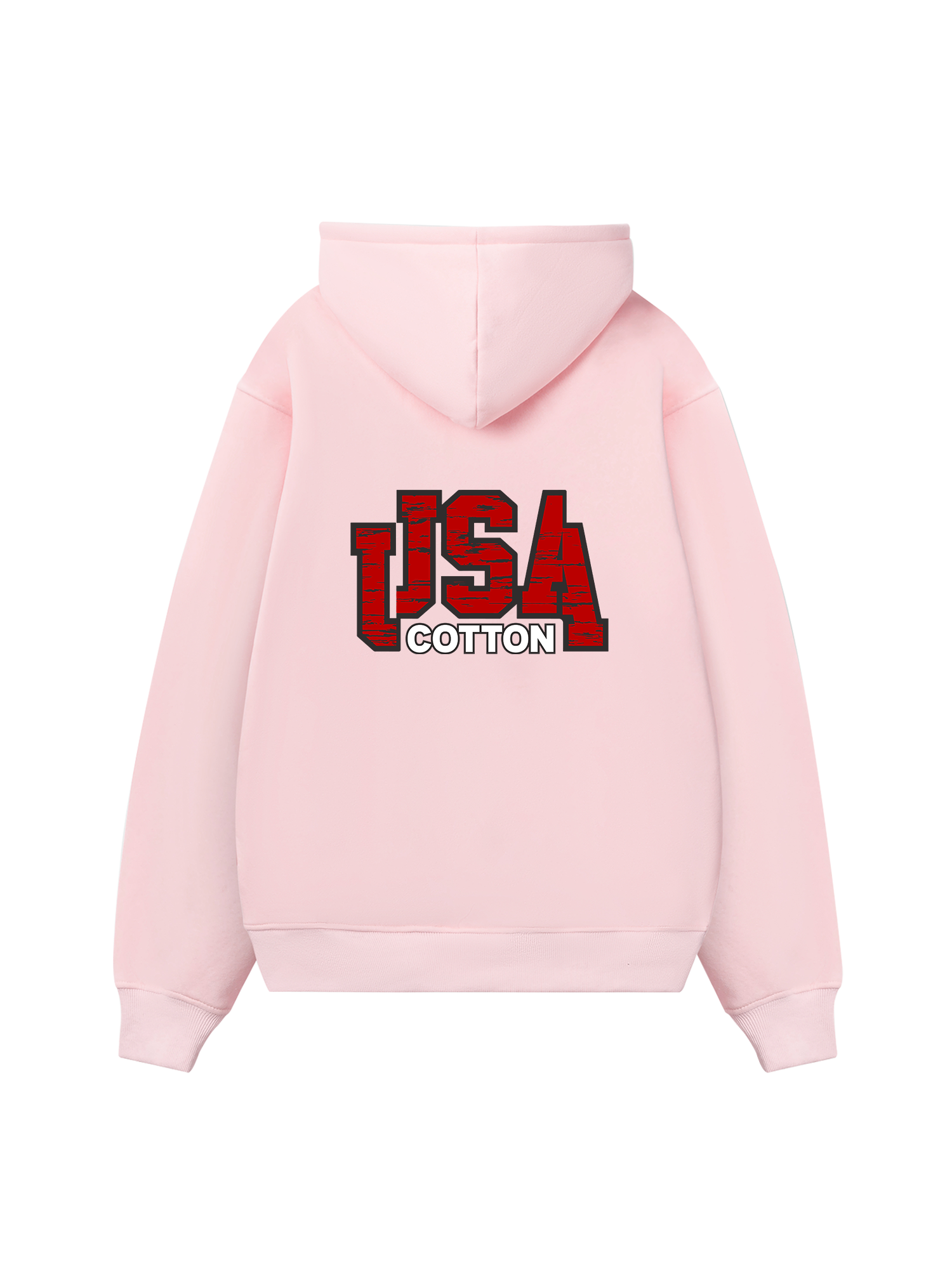 USA Scratched Typo Hoodie