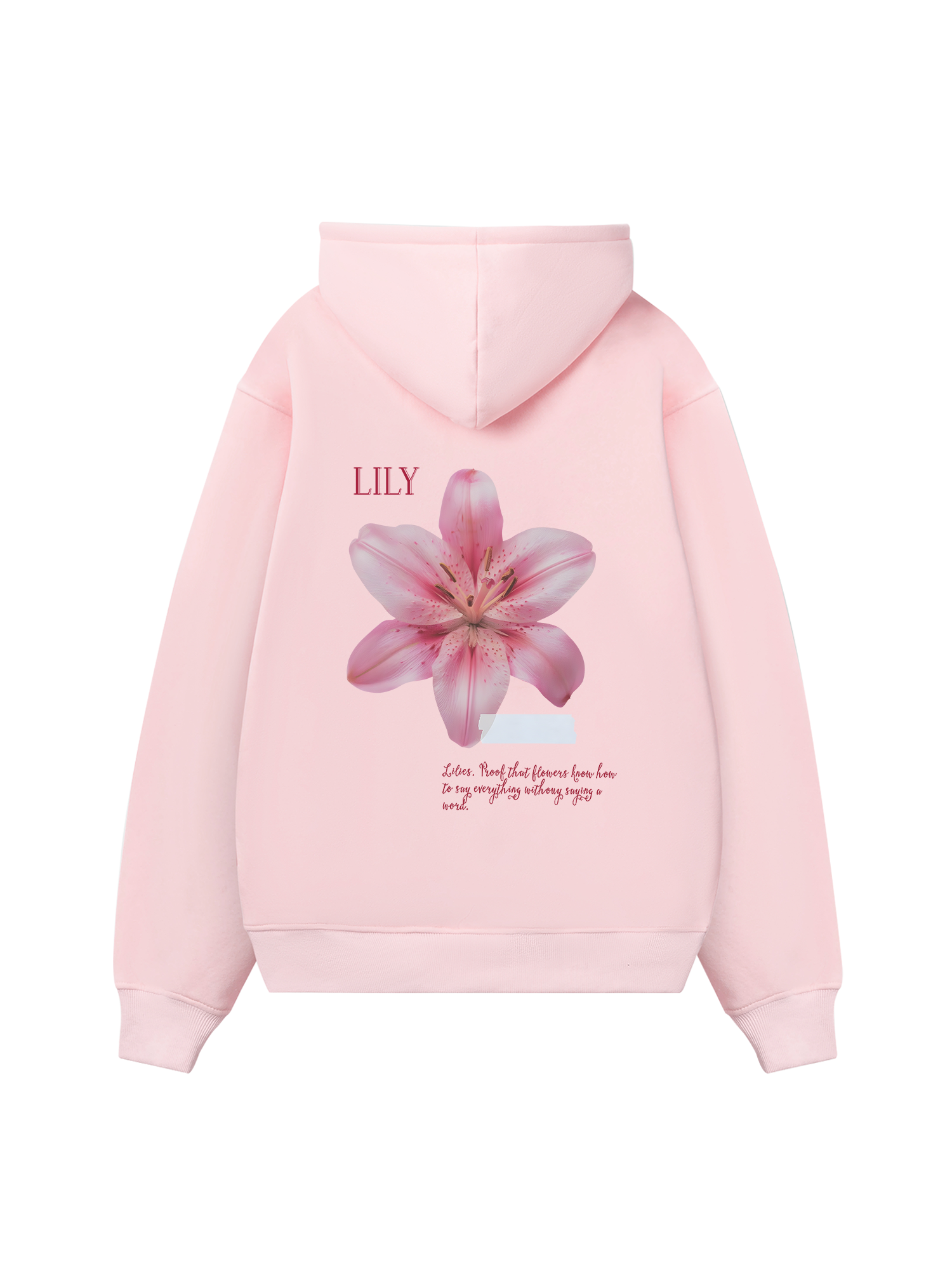 Floral Lily_s language Hoodie
