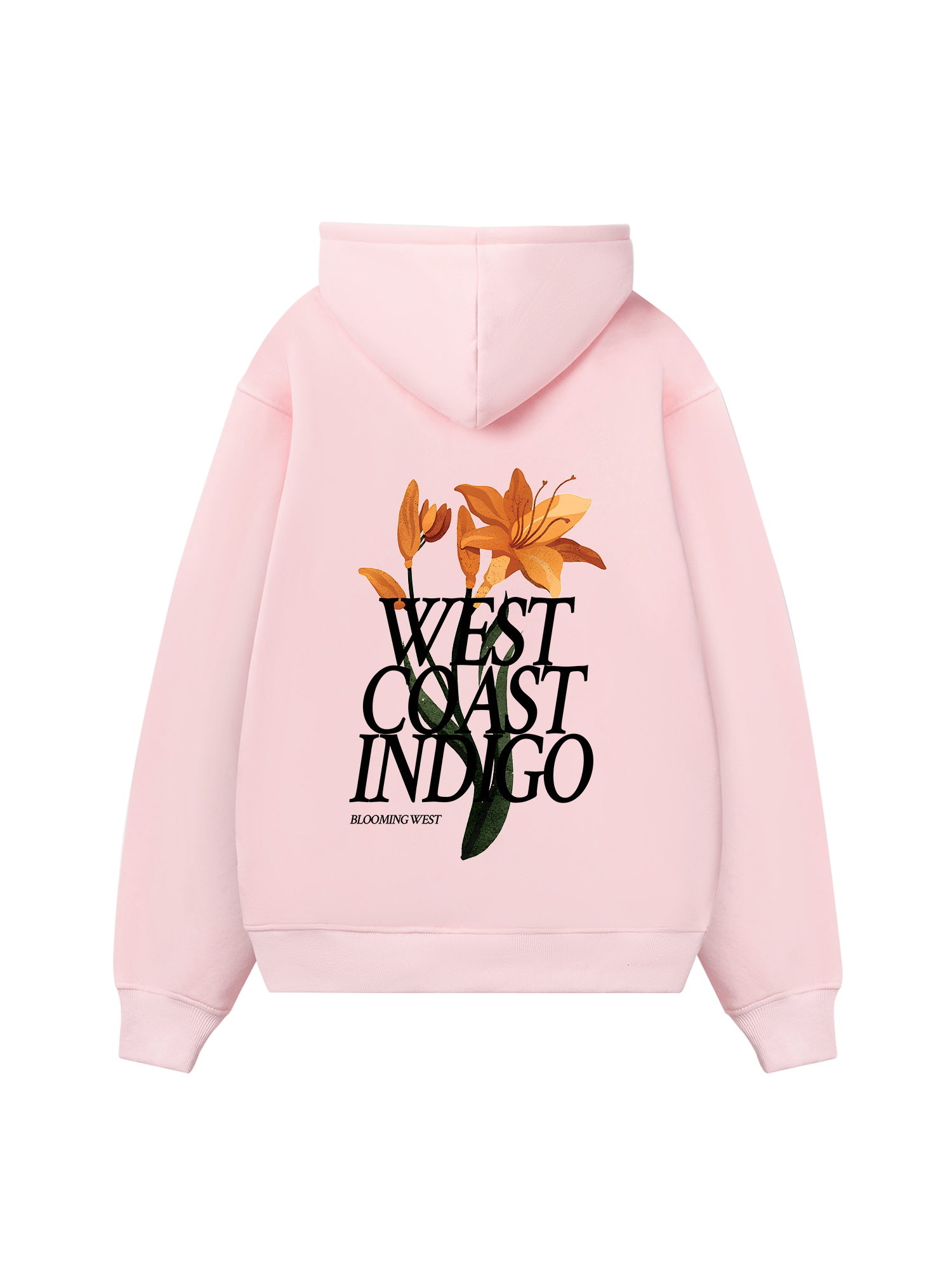 West coast indigo Hoodie