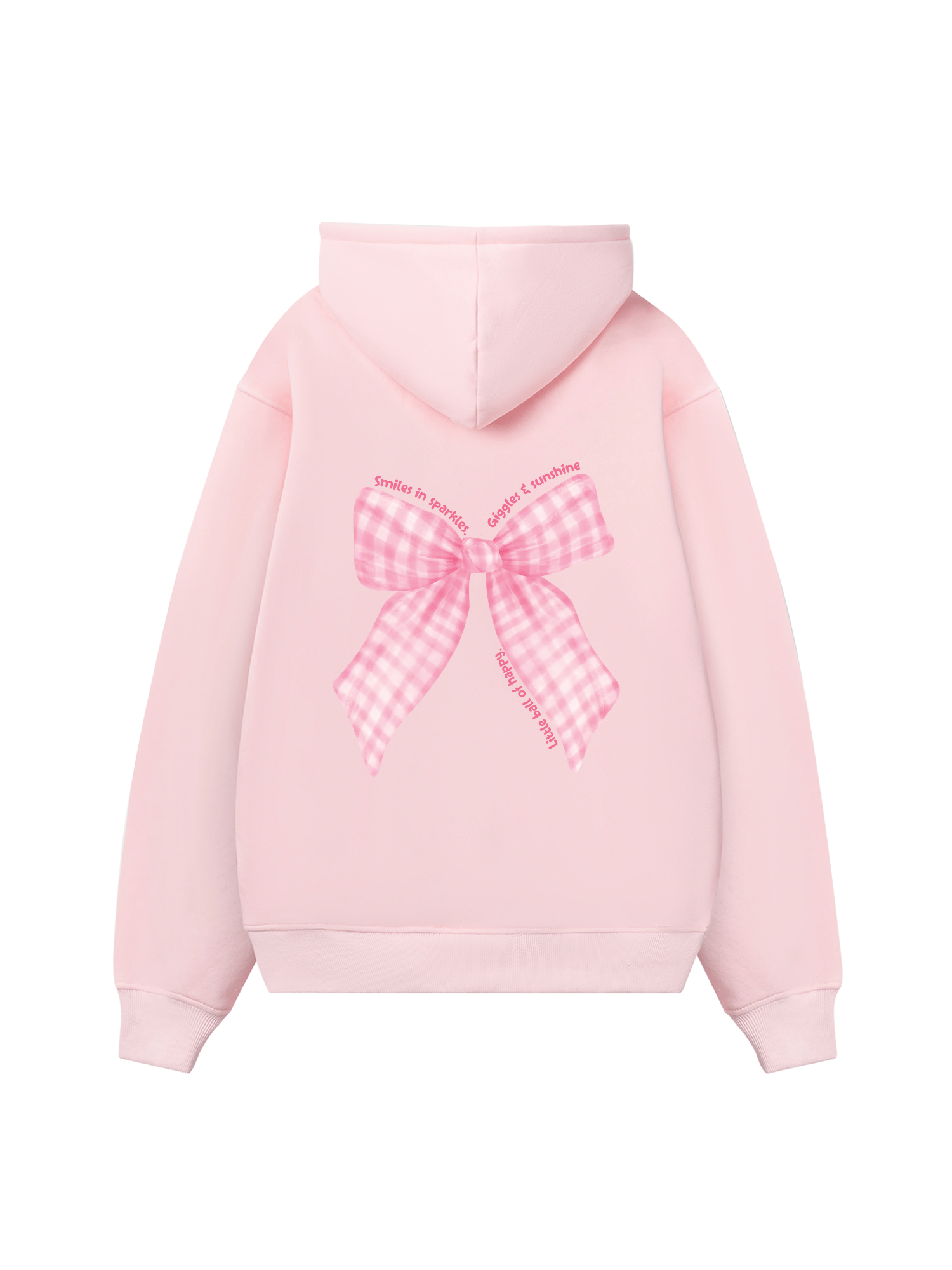 Girly Mood Pink Ribbon Hoodie