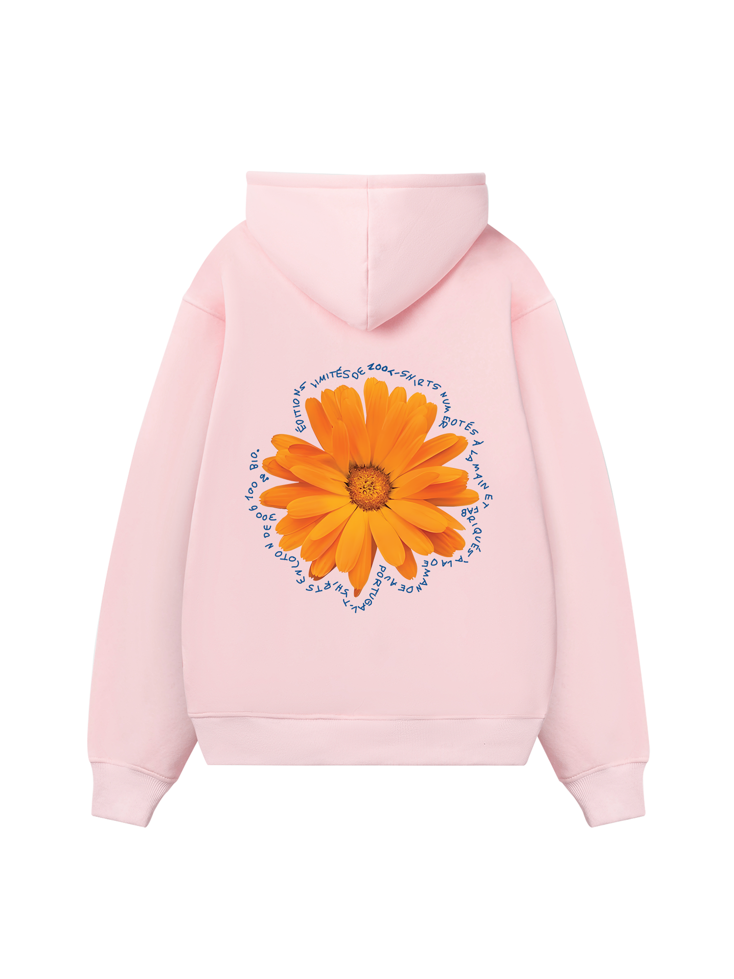 Floral Orange Flower Hoodie