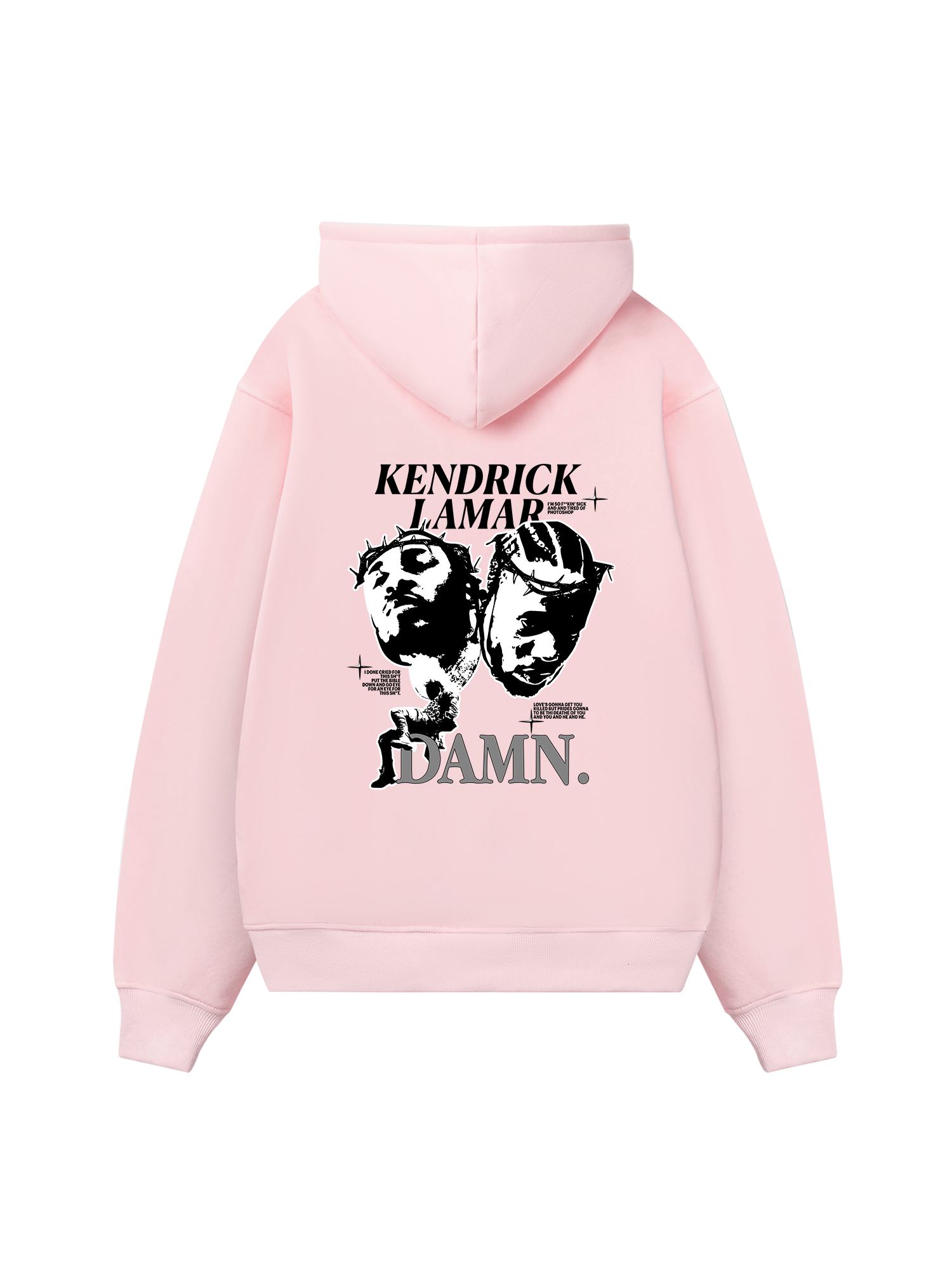 Rapper Kendrick Lamar Damn Hoodie