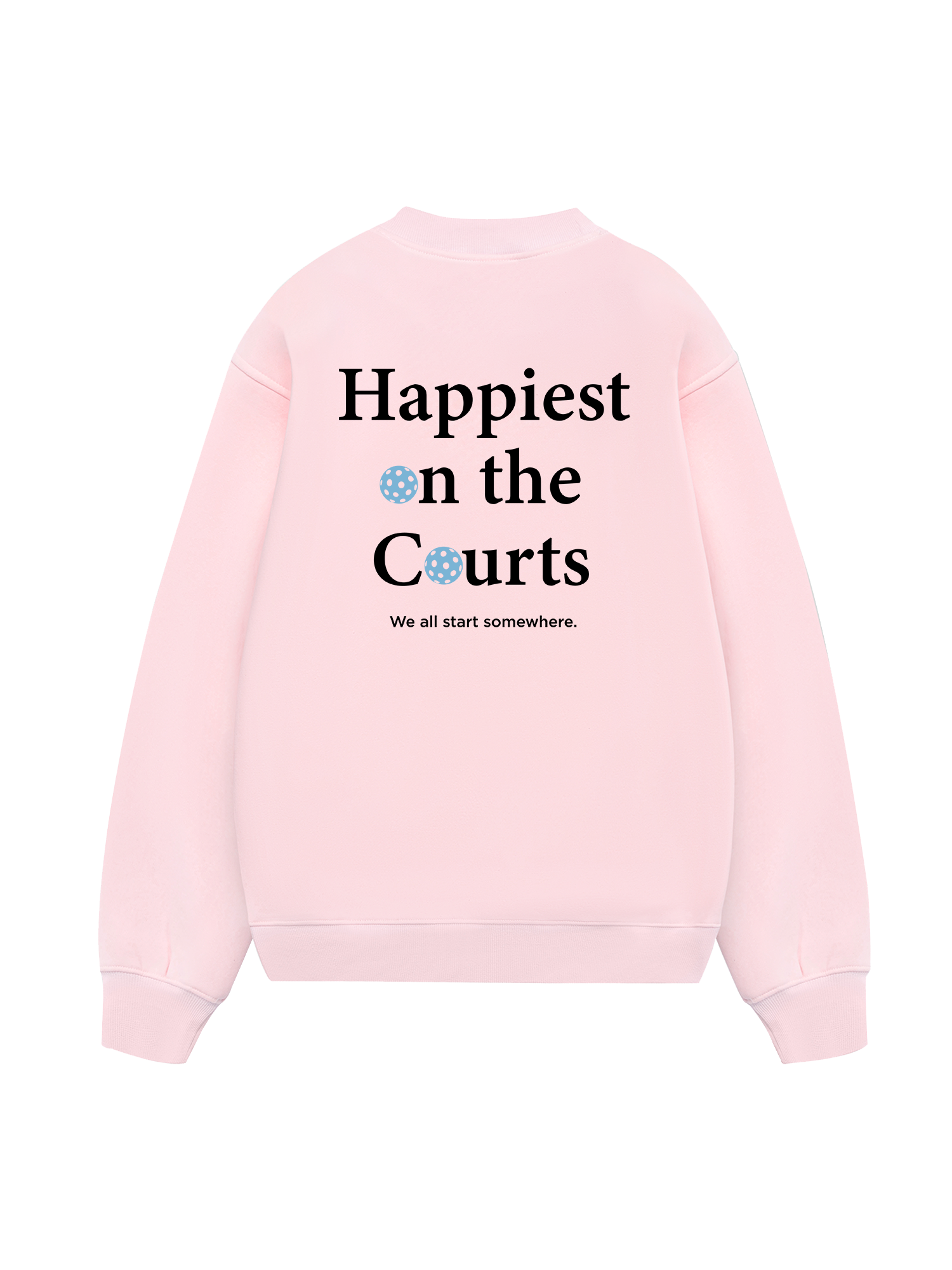 Pickleball Happiest on the Courts Sweater