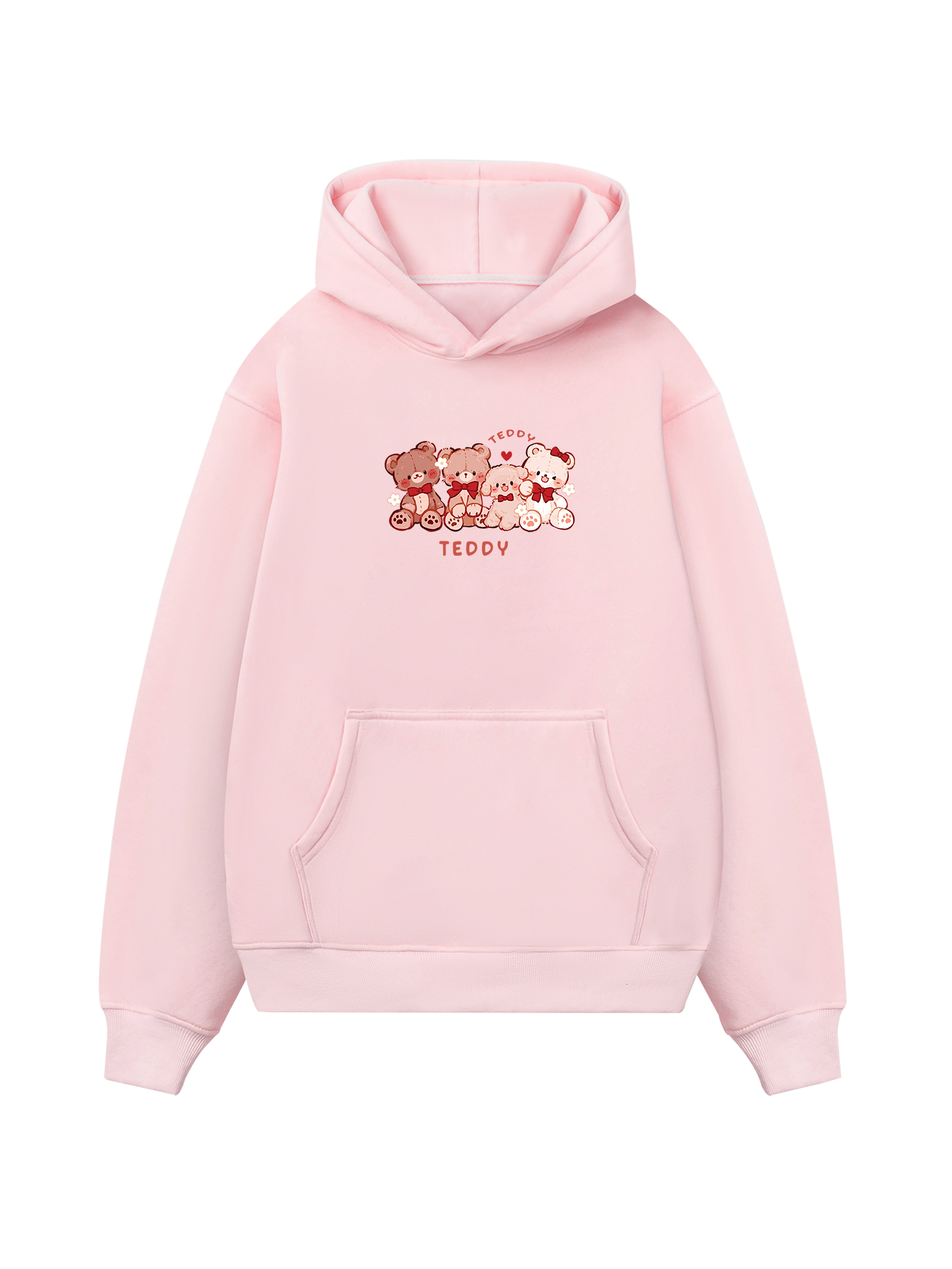 Girly Mood Sweet Teddy Hoodie