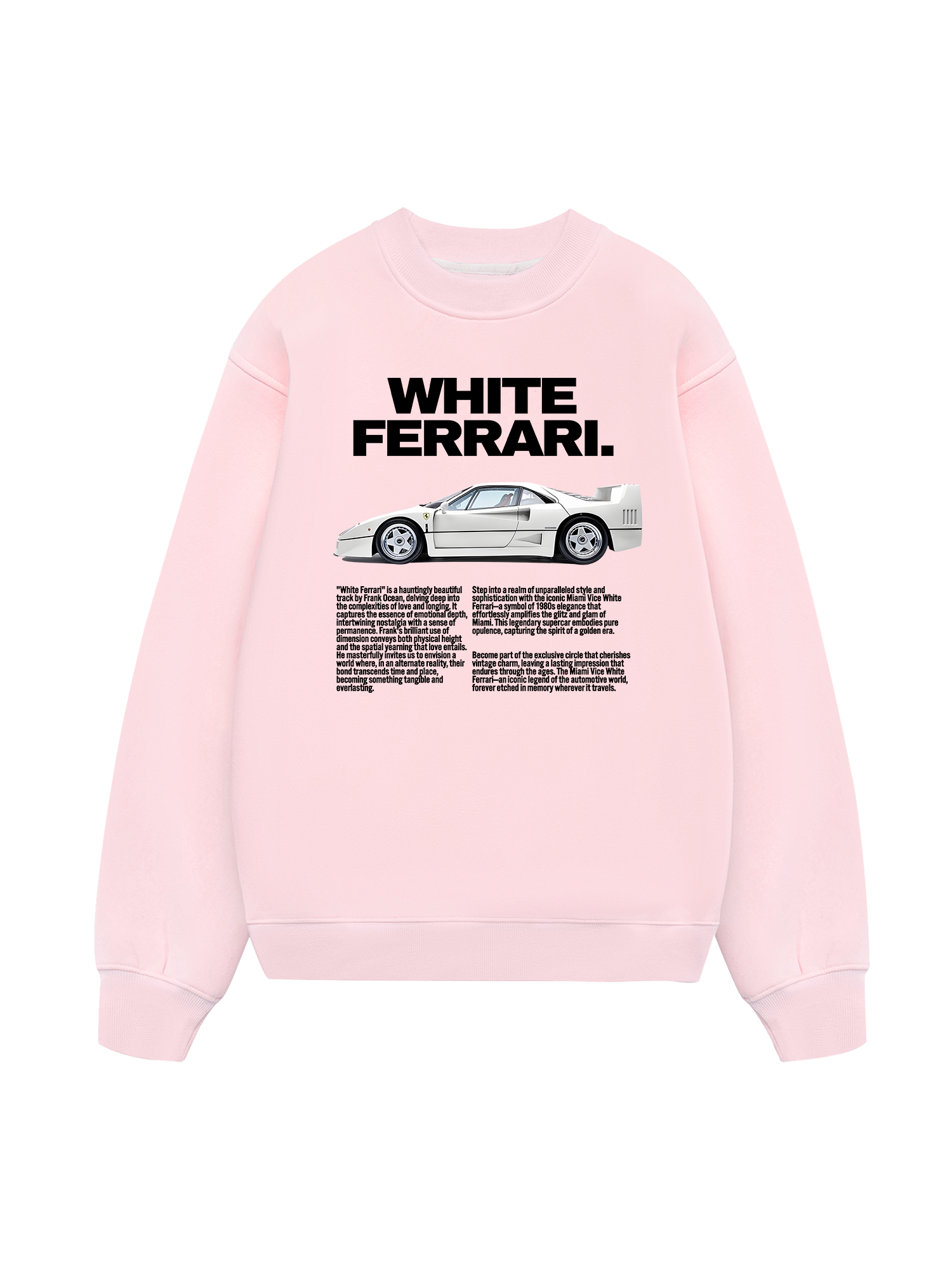 Ferrari White Brilliant Sweater