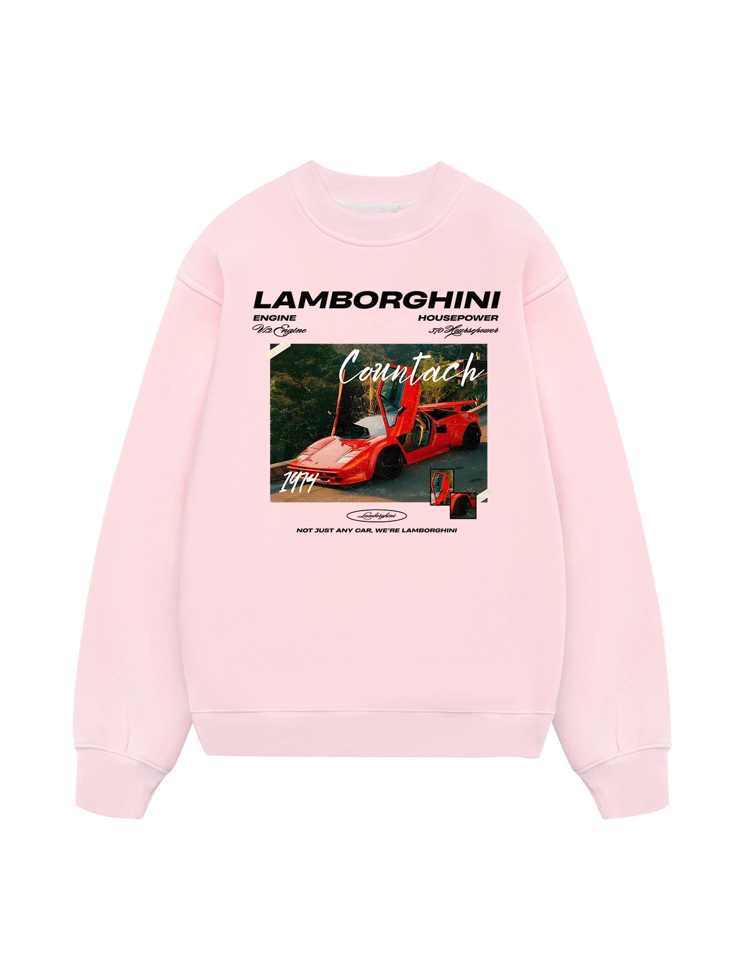 Lamborghini Red Countach Sweater