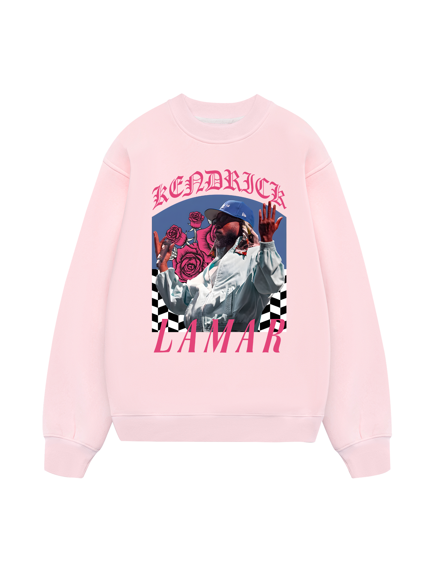 Rapper Kendrick Lamar Roses Sweater