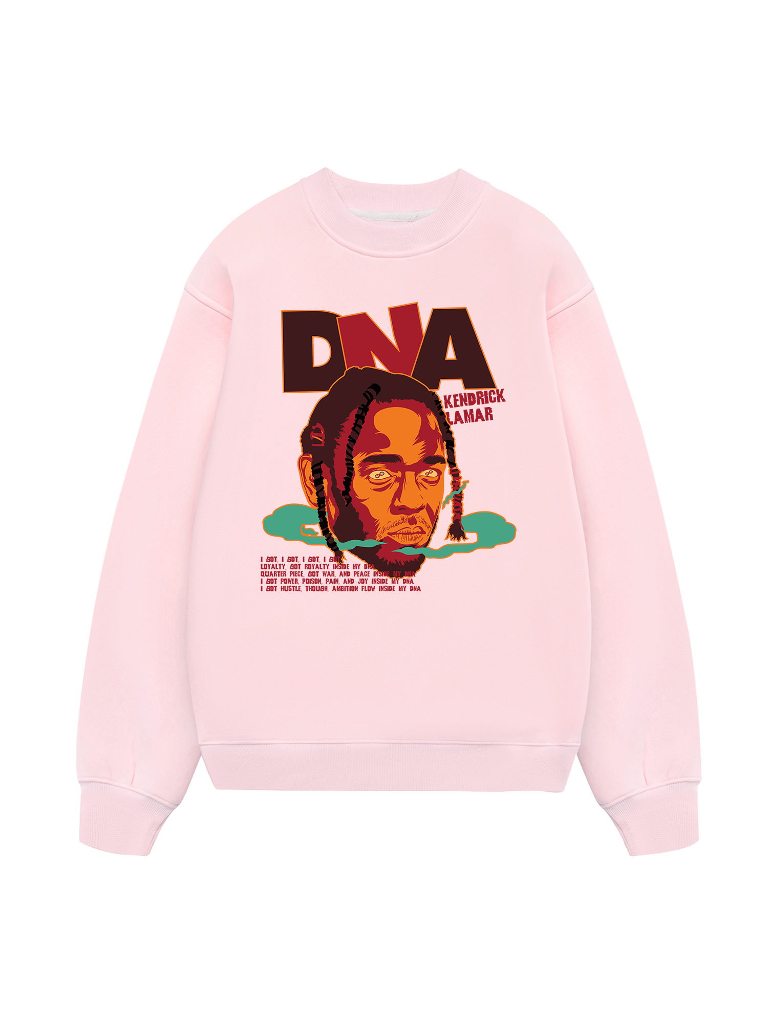 Rapper Kendrick Lamar DNA Sweater