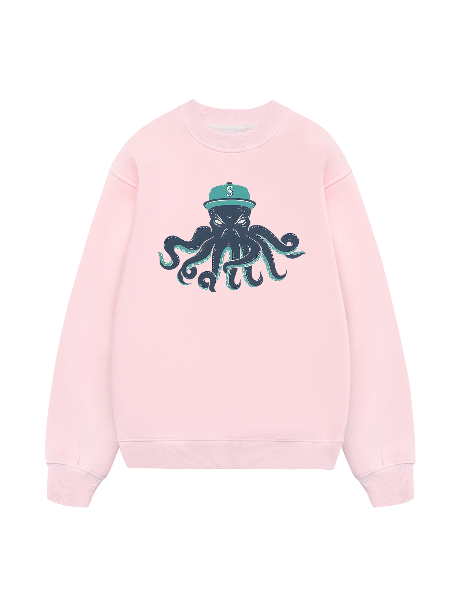 Baseball Green Octopus Sweater