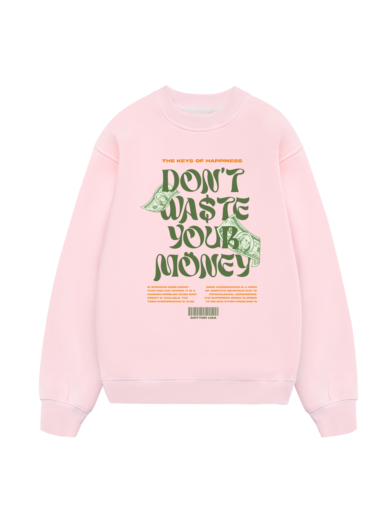Money The Keys Of Happiness  Sweater