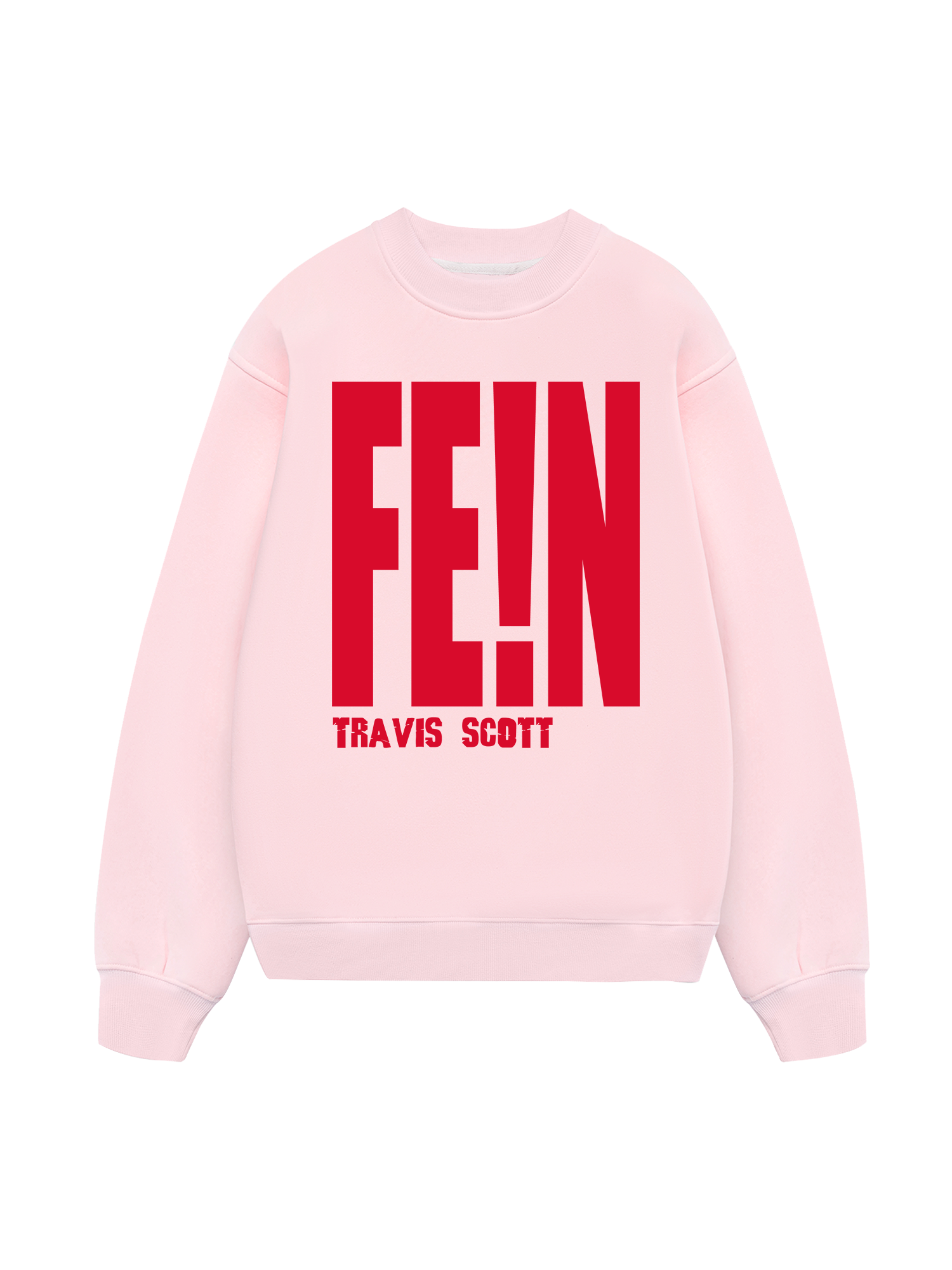 Rapper Travis Scott Fein Typo Sweater